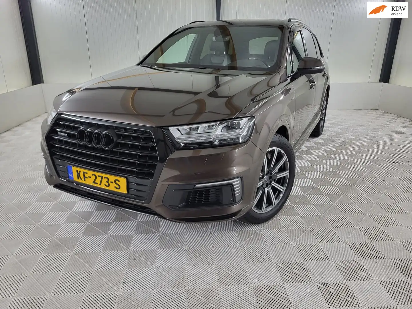 Audi Q7 e-tron 3.0 TDI quattro Sport, Trekhaak, Panodak, Luchtver Marrón - 1