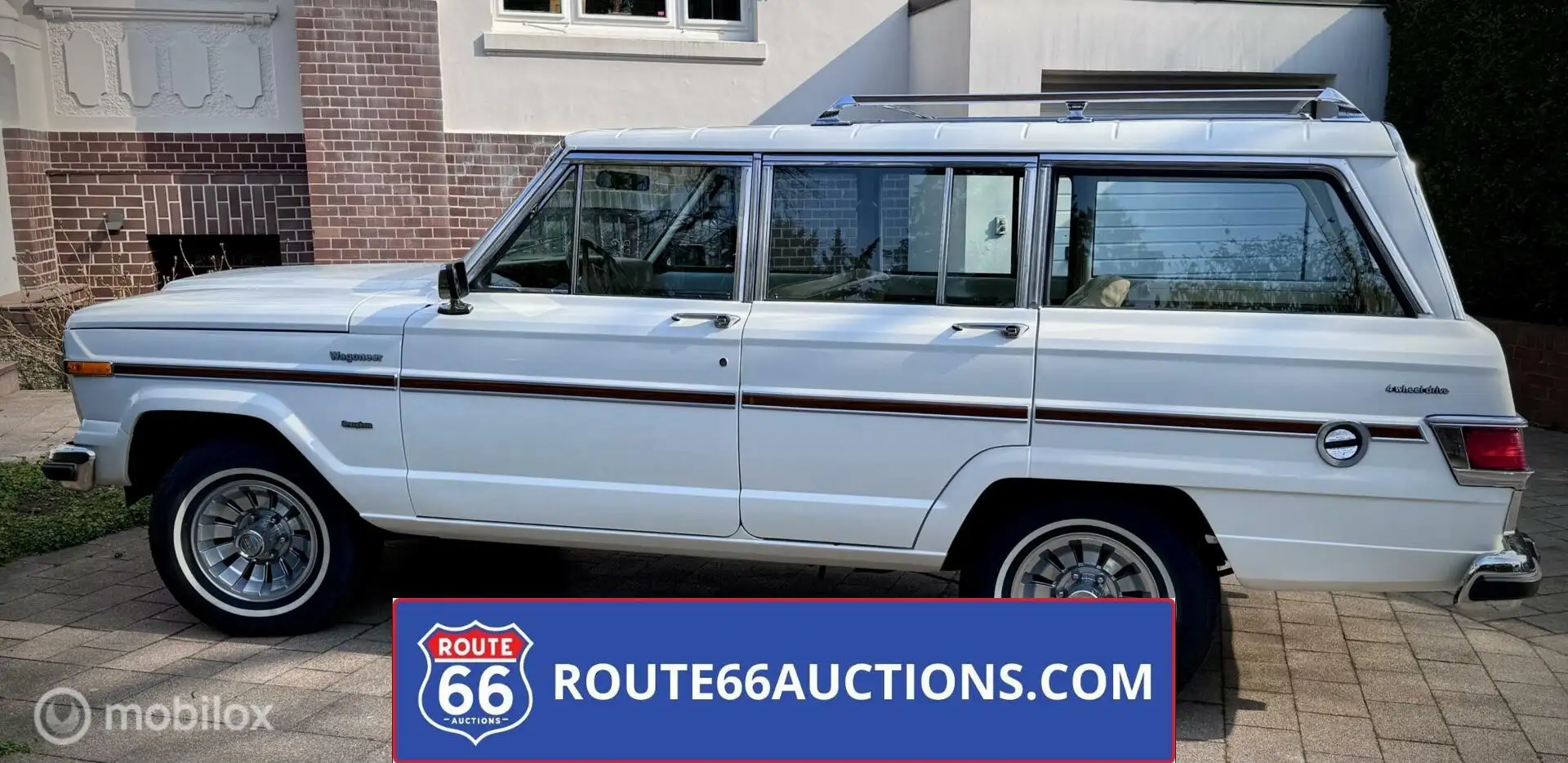 Jeep Wagoneer Brougham 1982 | Route 66 auctions Biały - 1