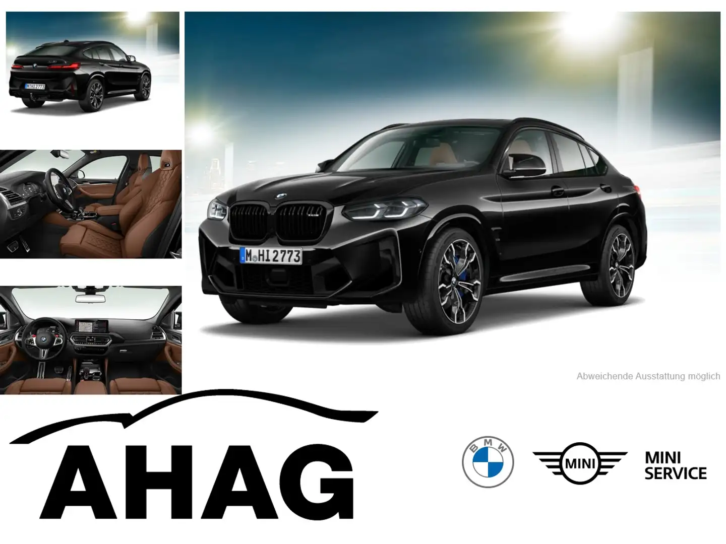 BMW X4 M COMPETITION AT Competition Paket Panorama Zwart - 1
