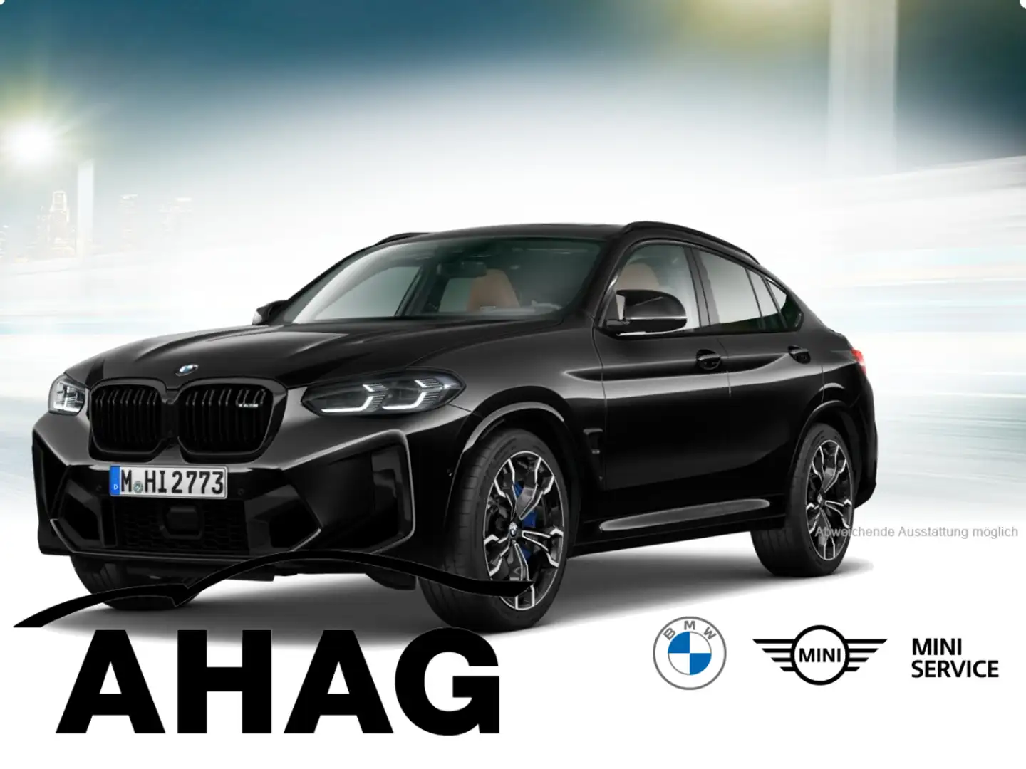 BMW X4 M COMPETITION AT Competition Paket Panorama Zwart - 2