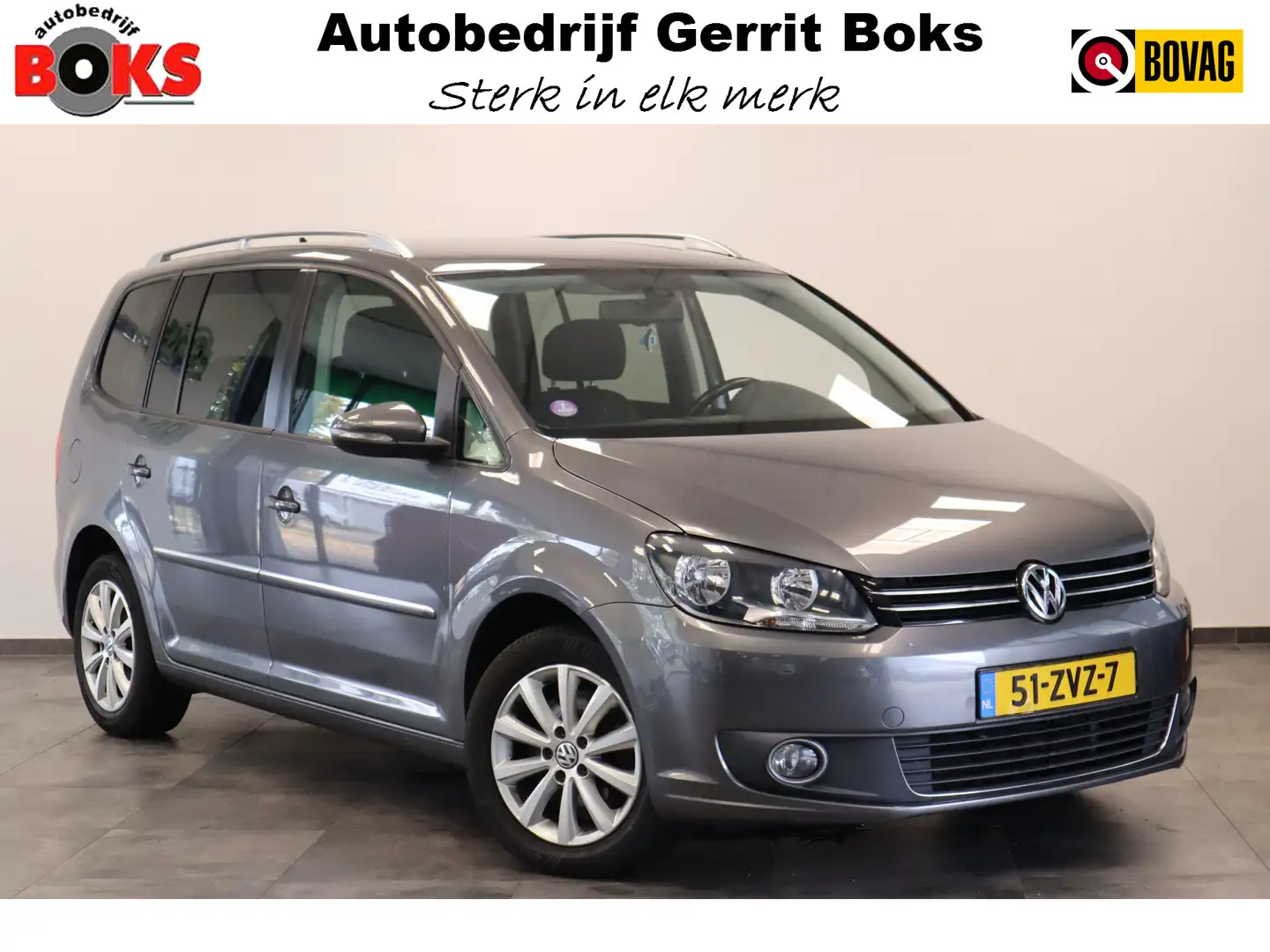Volkswagen Touran 1.4 TSI Highline 7p. Automaat Navigatie CruiseCont Grigio - 1
