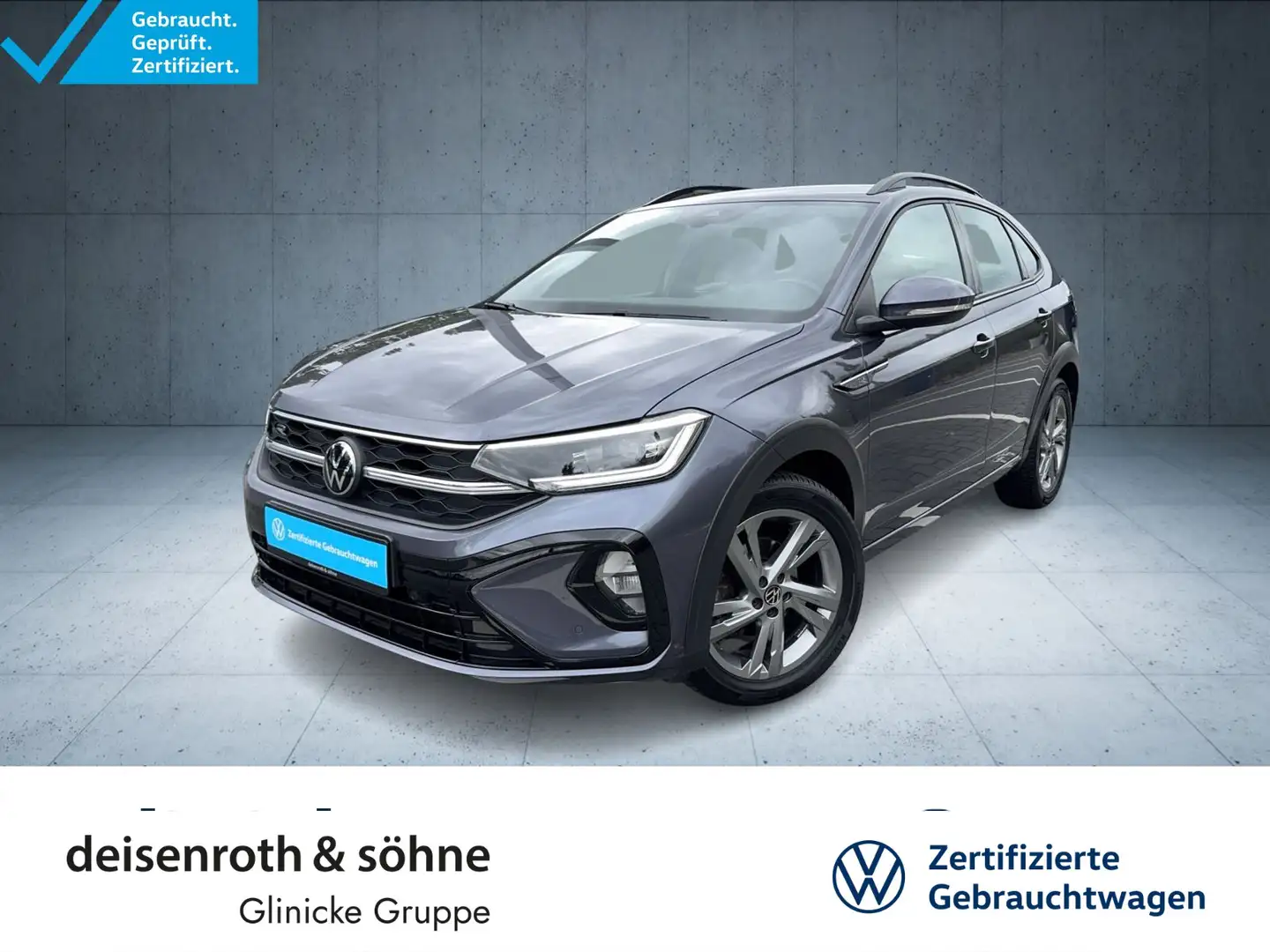 Volkswagen Taigo R-Line 1.0 TSI DSG Nav/AppCon/ACC/Climatr/ Grau - 1