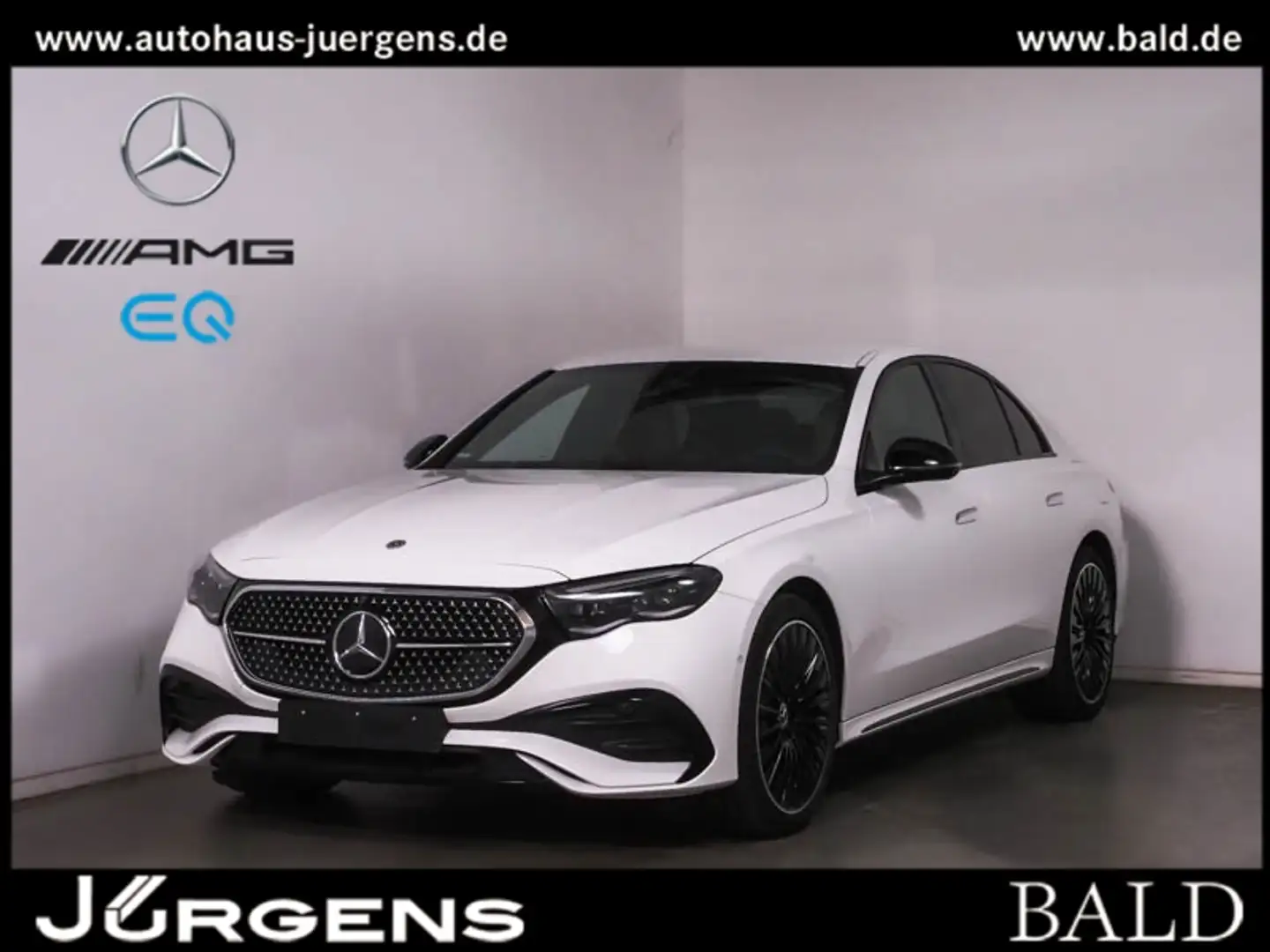 Mercedes-Benz E 300 e 4M AMG-Sport/DIGITAL/360/Burm/Night/20' Blanc - 1