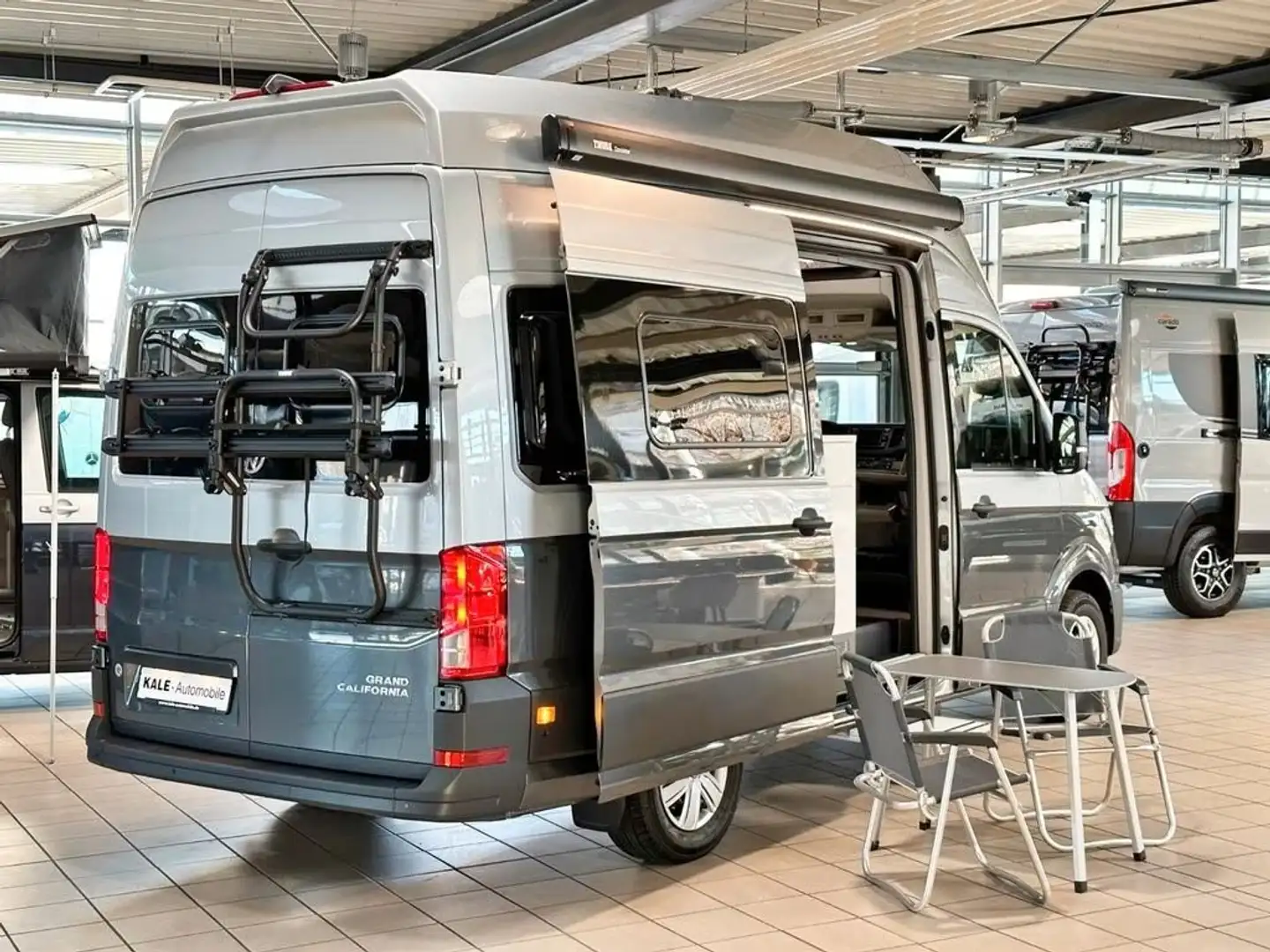 Volkswagen Grand California 600*LED*Hochbett*Markise*ACC* Grau - 2