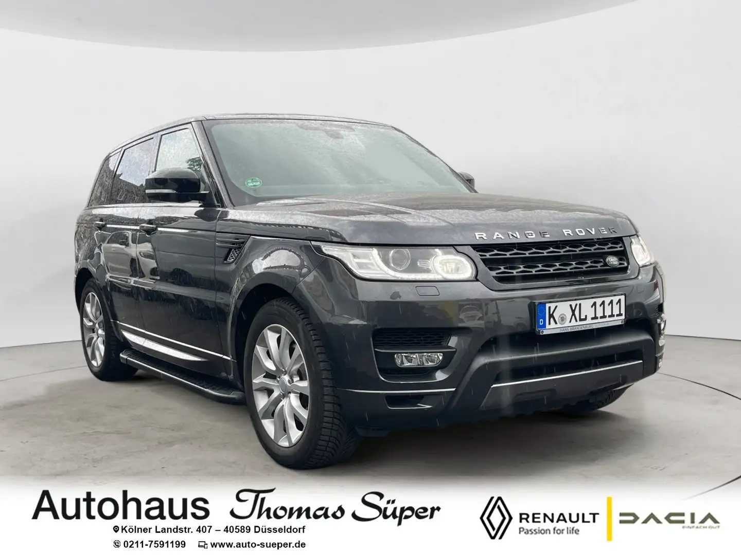 Land Rover Range Rover Sport TDV6 HSE PANO NAVI KAMERA MERIDIAN MEMORY Grau - 1