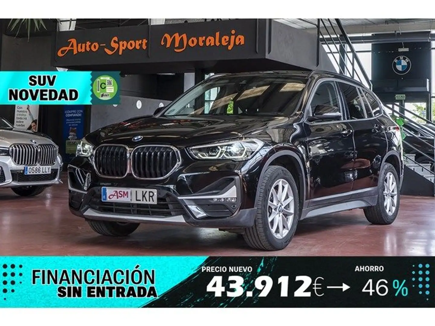 BMW X1 sDrive 18dA Negro - 1