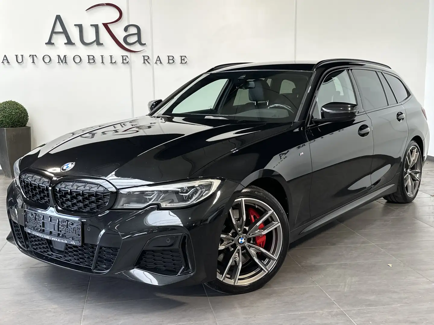 BMW 340 Touring xDrive NAV+LASER+ACC+AHK+H&K+KAM Negro - 2