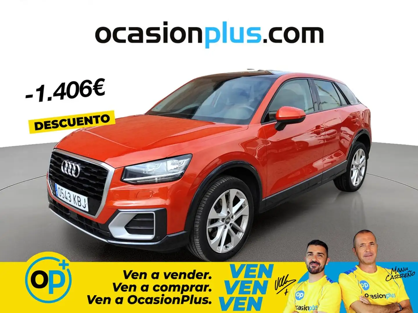 Audi Q2 1.4 TFSI COD Design edition 110kW Naranja - 1