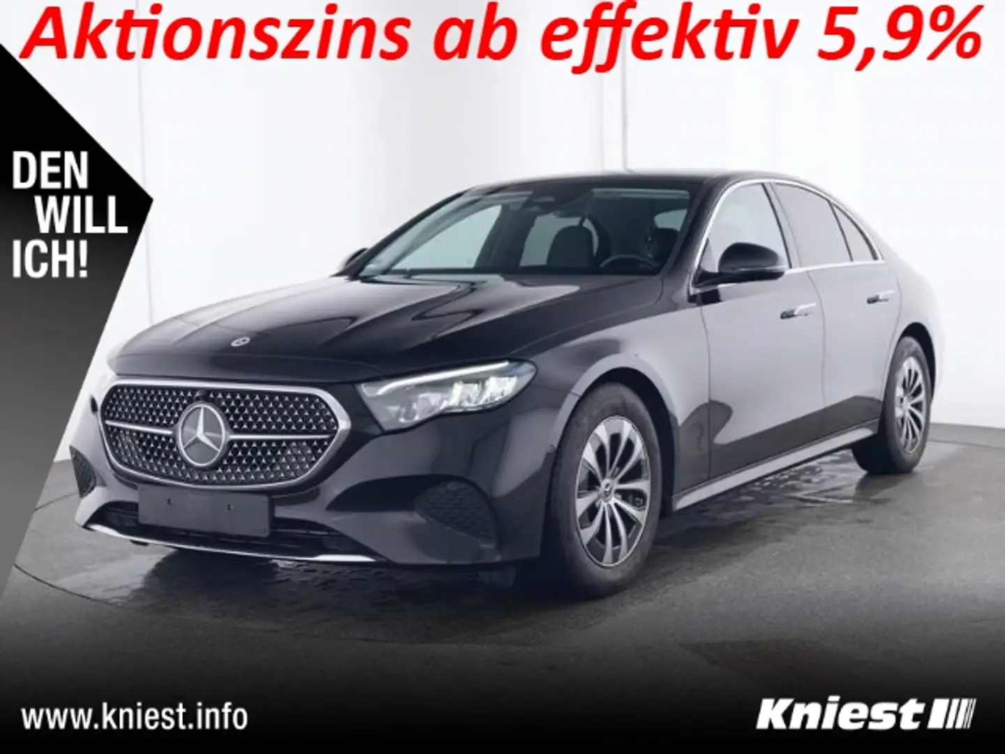 Mercedes-Benz E 220 d Avantgarde Advanced AHK Schwarz - 1