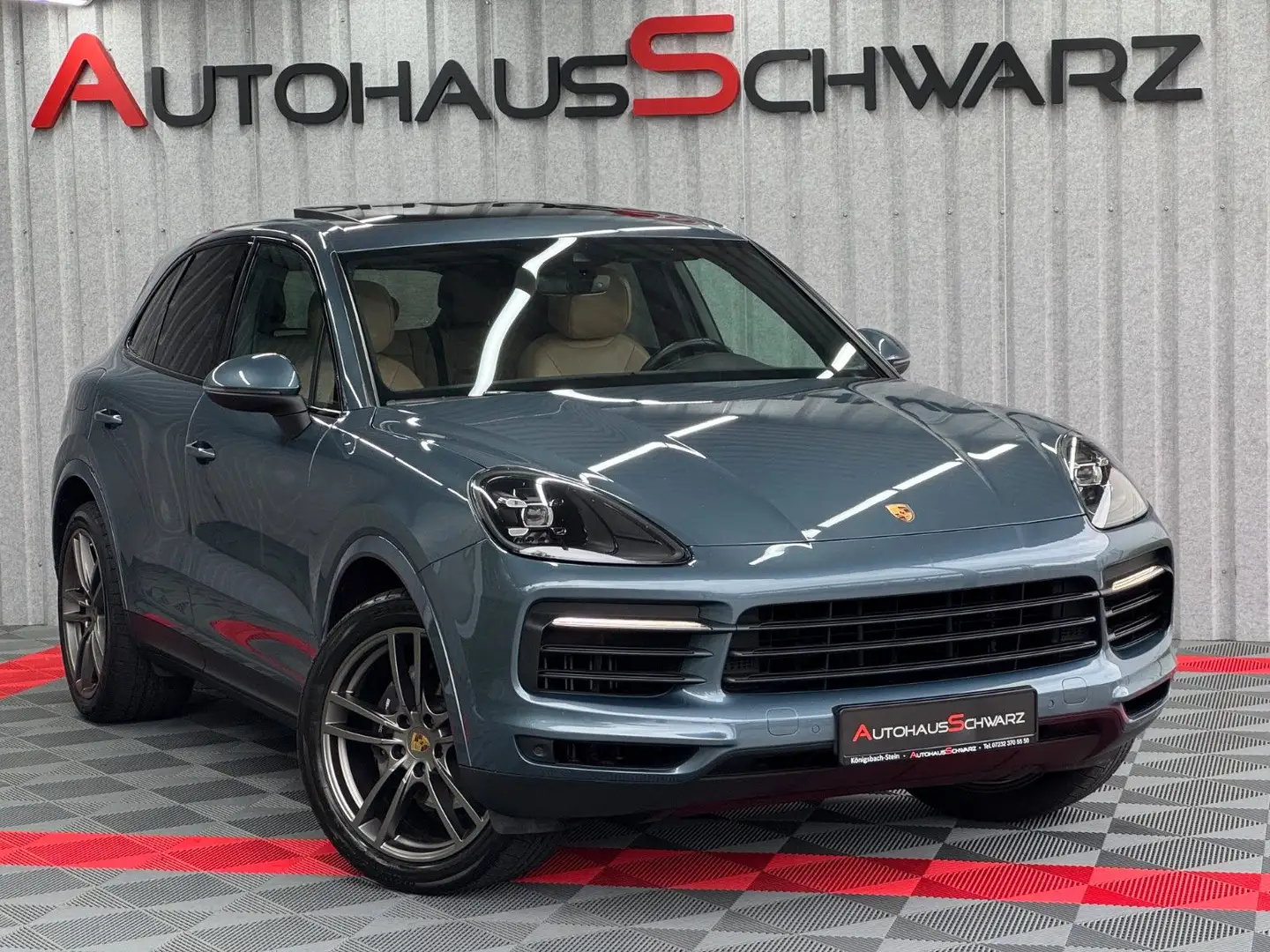 Porsche Cayenne Pano 21` ILS Kamera Leder Approved Blau - 1