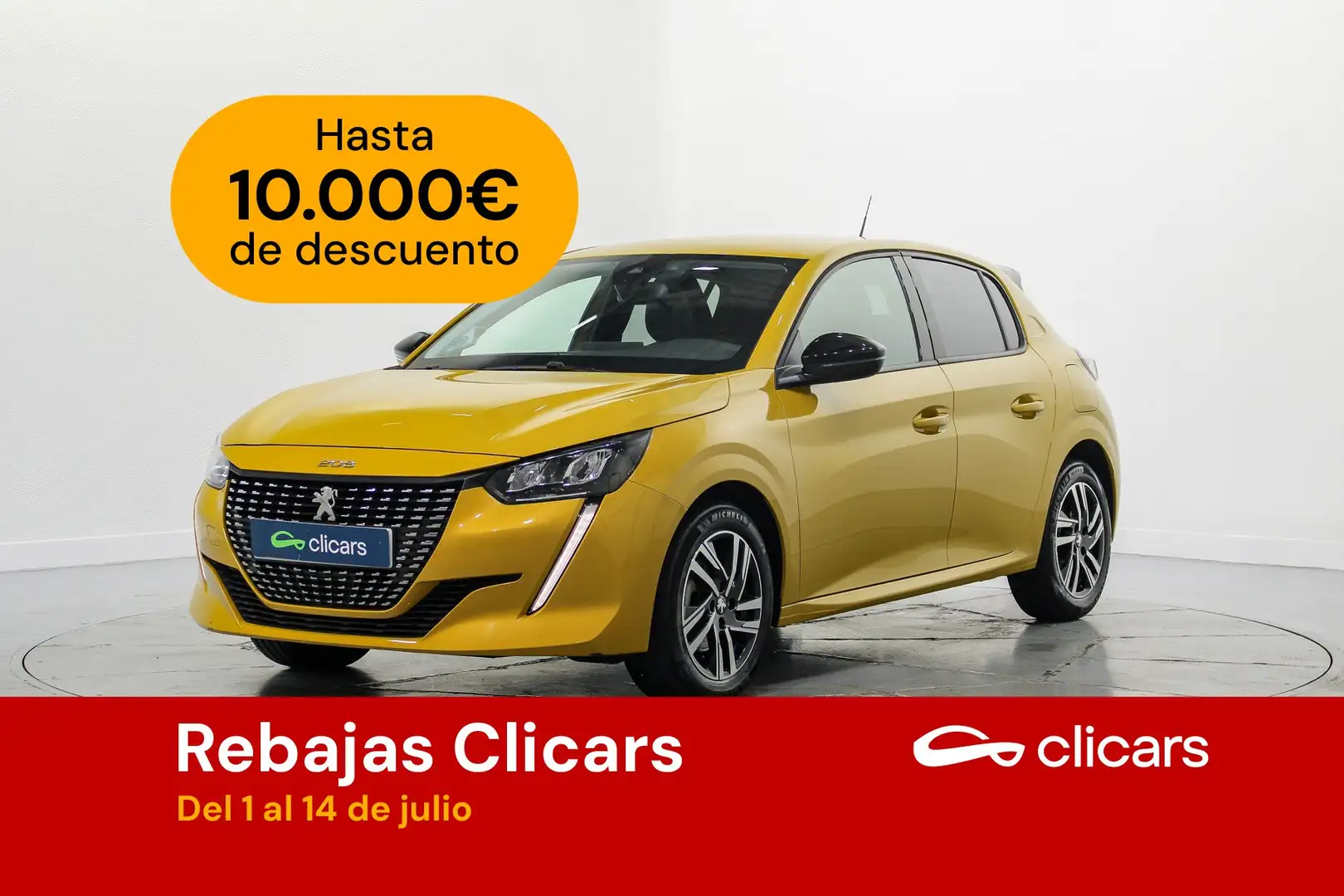 Peugeot 208 1.2 Puretech S&S Allure Pack EAT8 100 Amarillo - 1