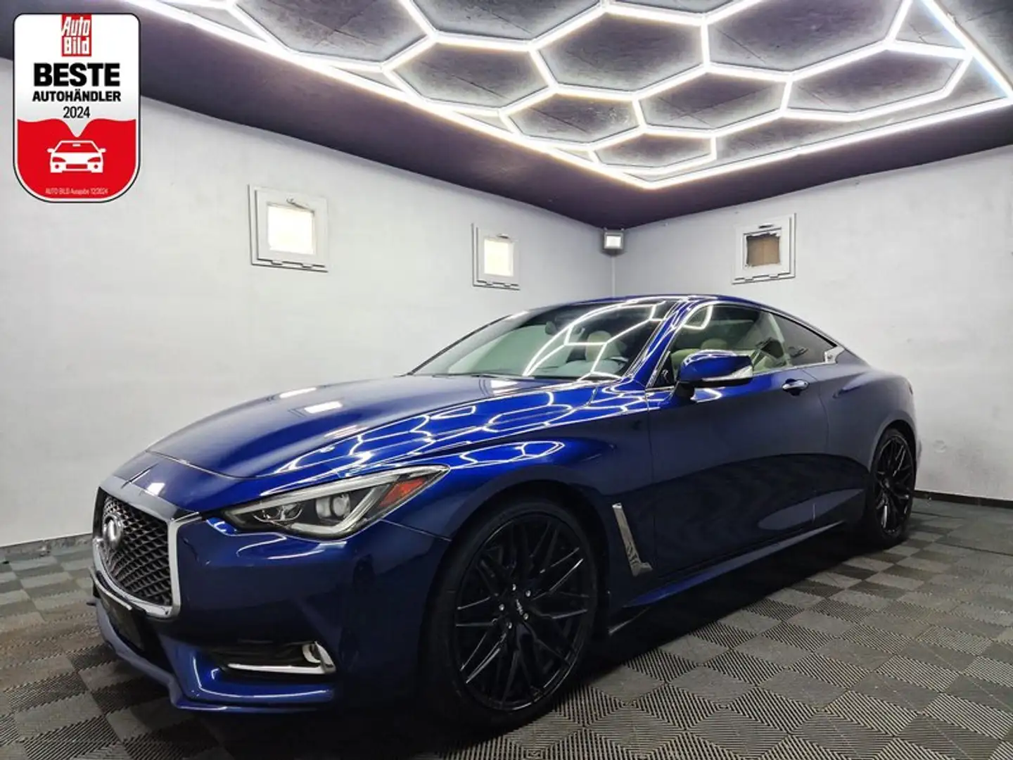 Infiniti Q60 Coupe 3.0 V6 Premium|AUTOM|LEDER|LED|20 ZOLL Blau - 1