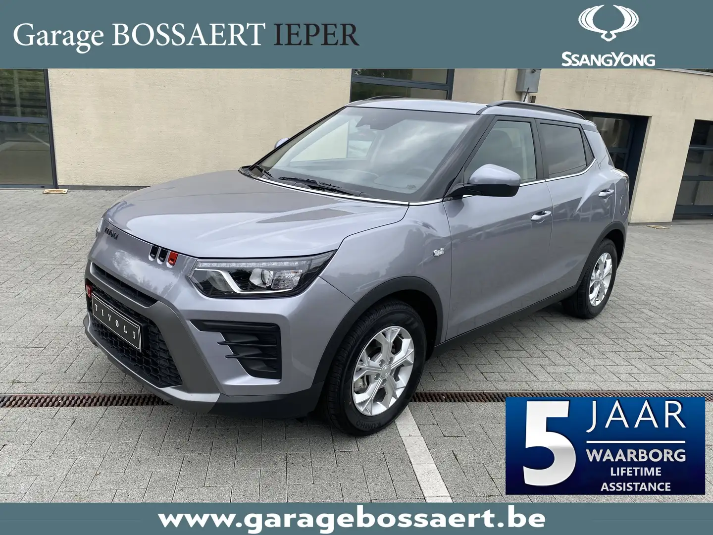 SsangYong Tivoli 1.5 Bronze - Directie wagen - Lifetime assist. Grijs - 1