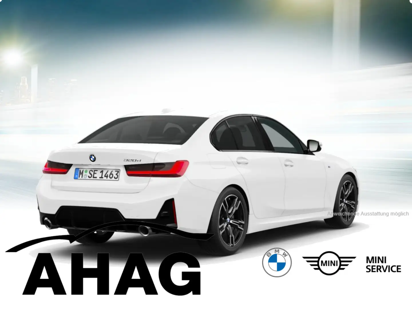 BMW 320 d Automatik M Sportpaket Innovationsp. HIFI Weiß - 2