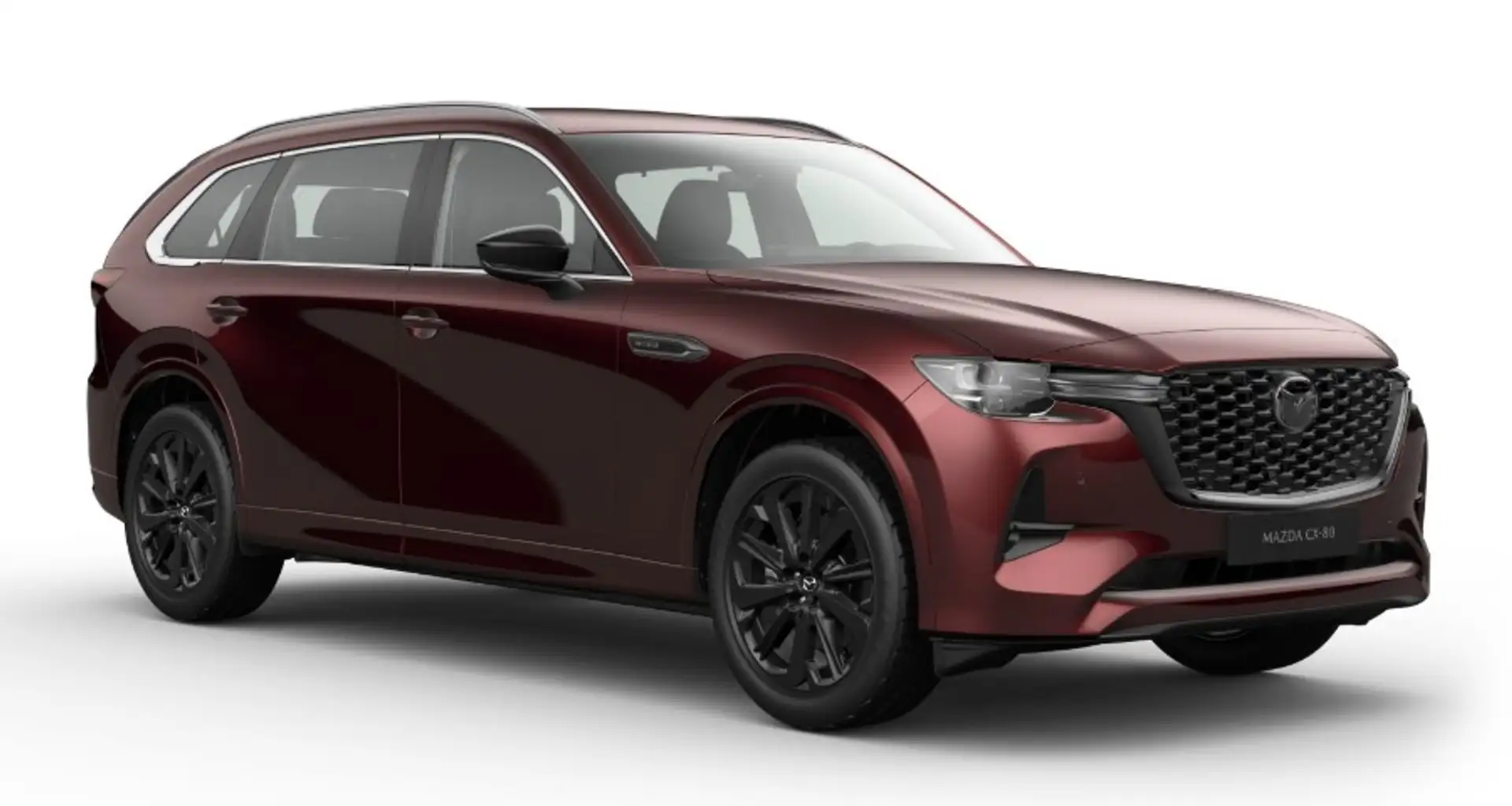 Mazda CX-80 2.5L e-SKYACTIV PHEV 327ps 8AT AWD Homura COSO Червоний - 1