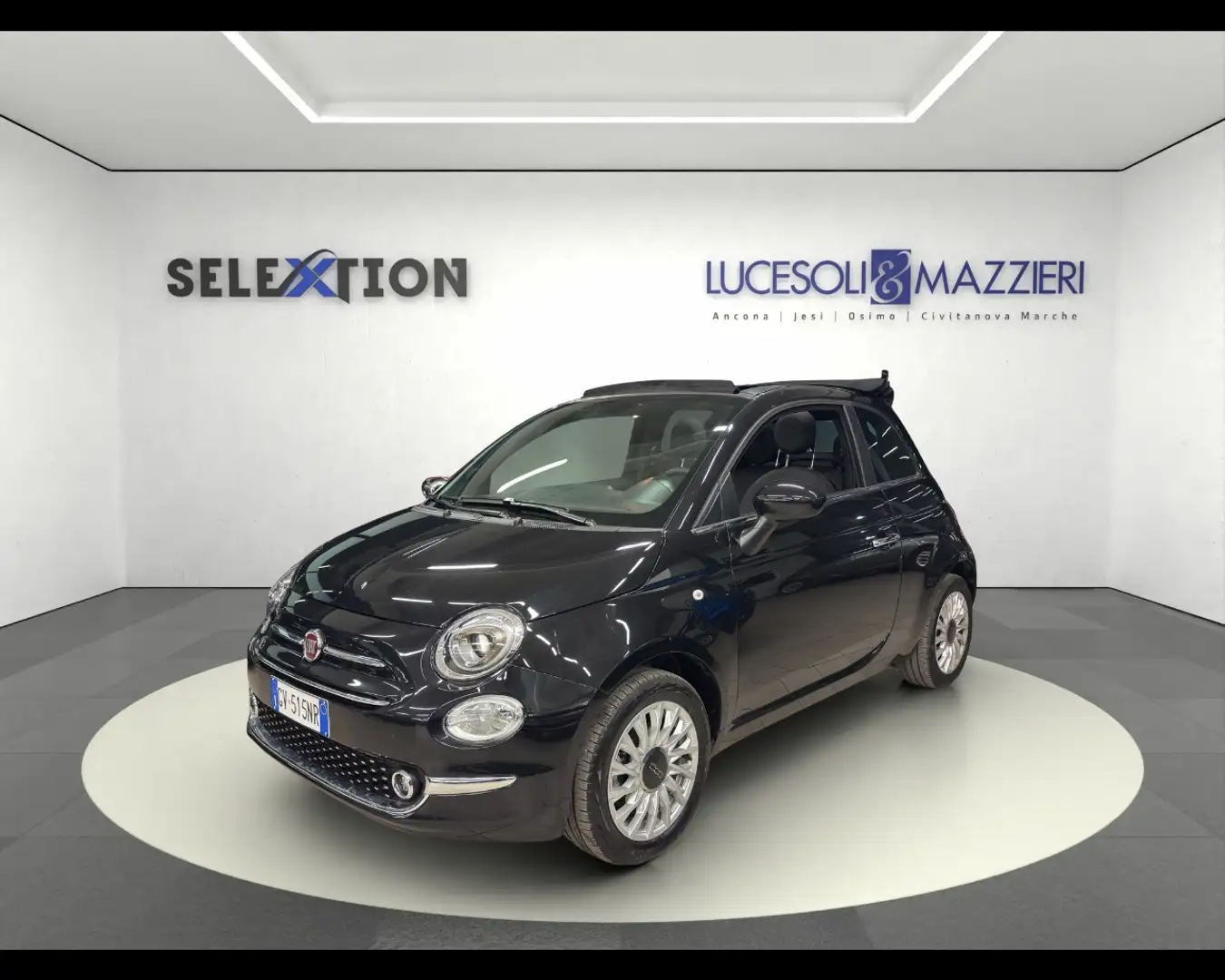 Fiat 500C (2015-2024) - 500 C 1.0 Hybrid Dolcevita Nero - 1