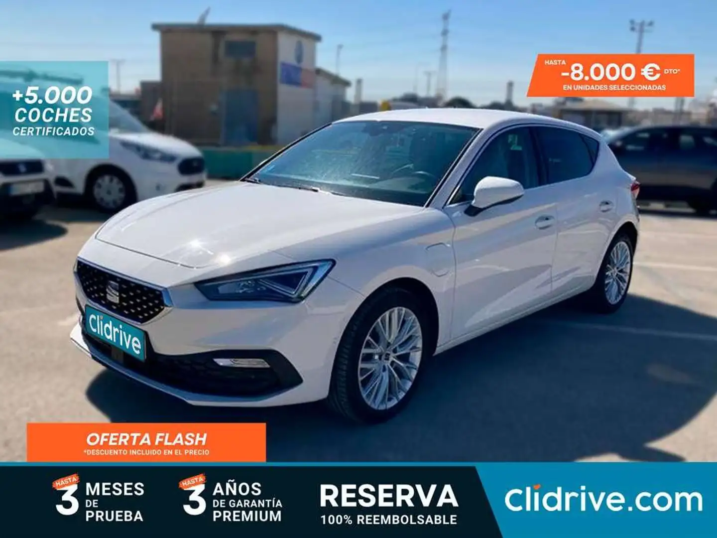 SEAT Leon 1.4 e-Hybrid DSG-6 S&S FR Go XL Blanco - 1