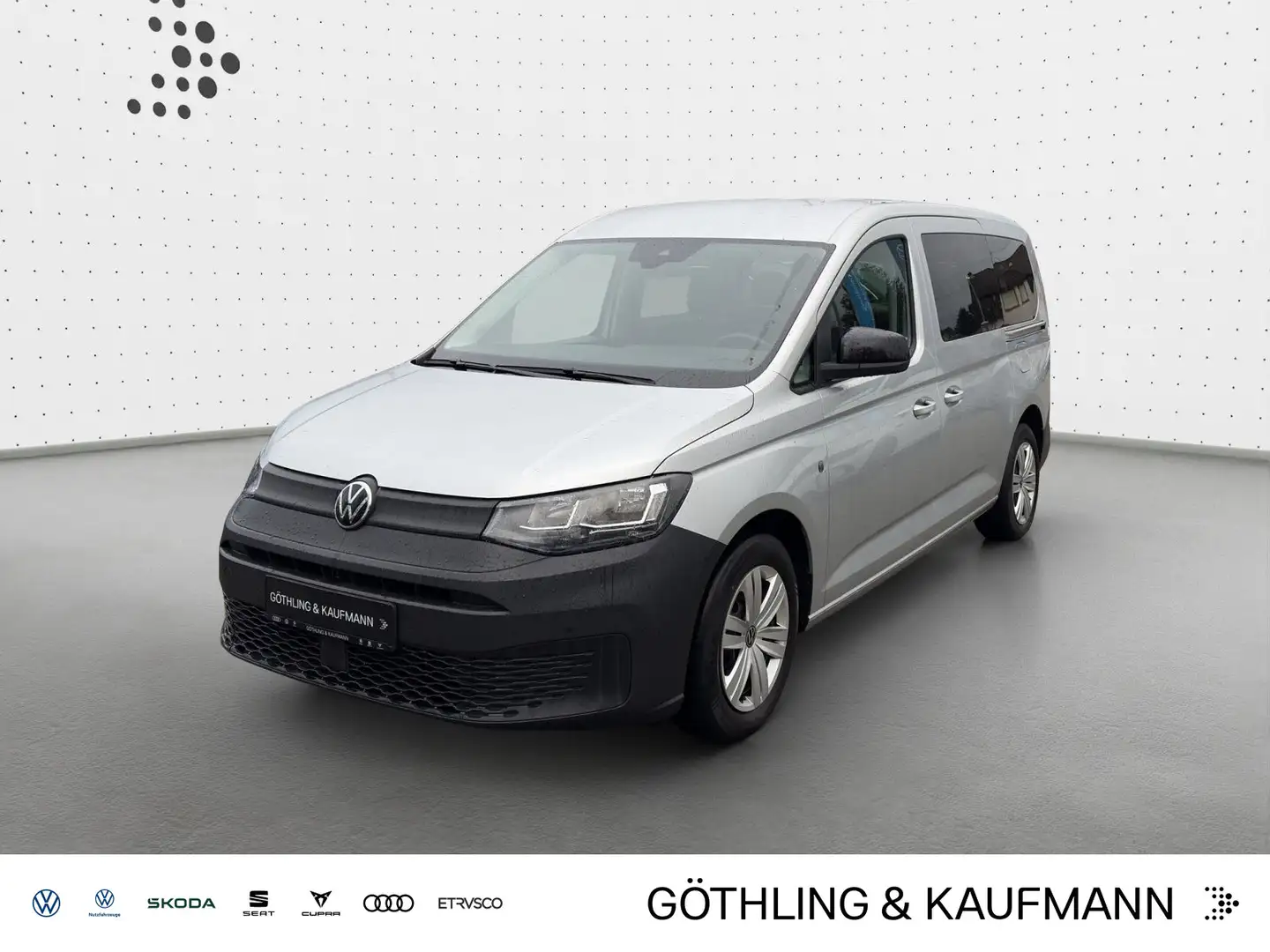 Volkswagen Caddy 2.0TDI DSG**NAVI*PDC*Climatronic*APP* Silber - 1