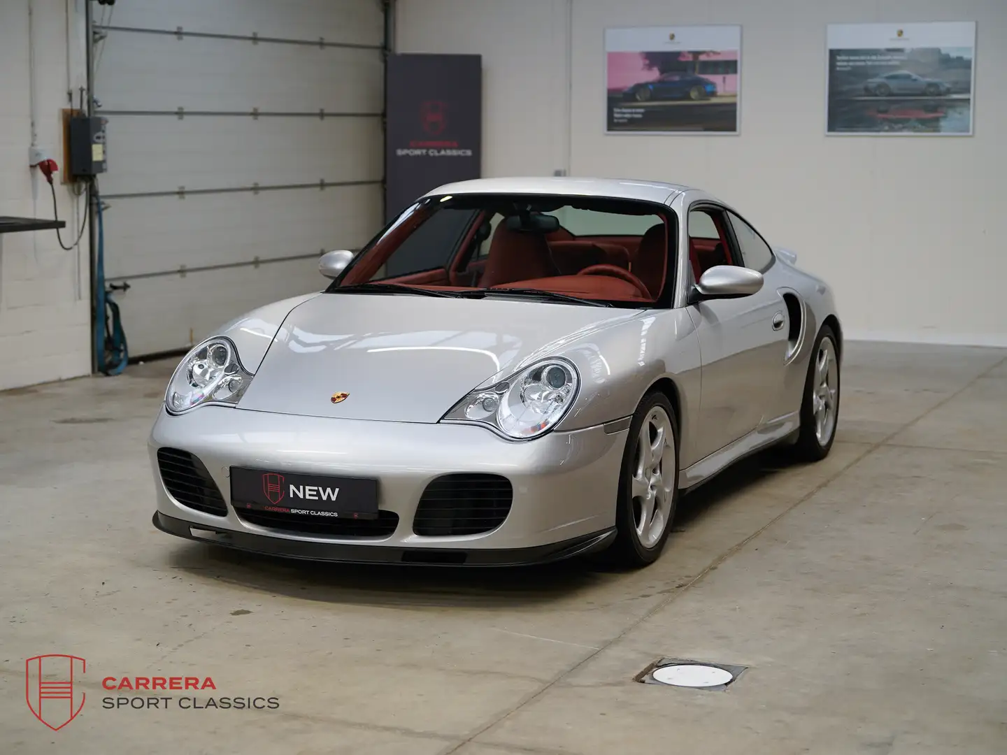 Porsche 996 911 Turbo / Manual / 1st paint / Boxsterred int. Zilver - 1