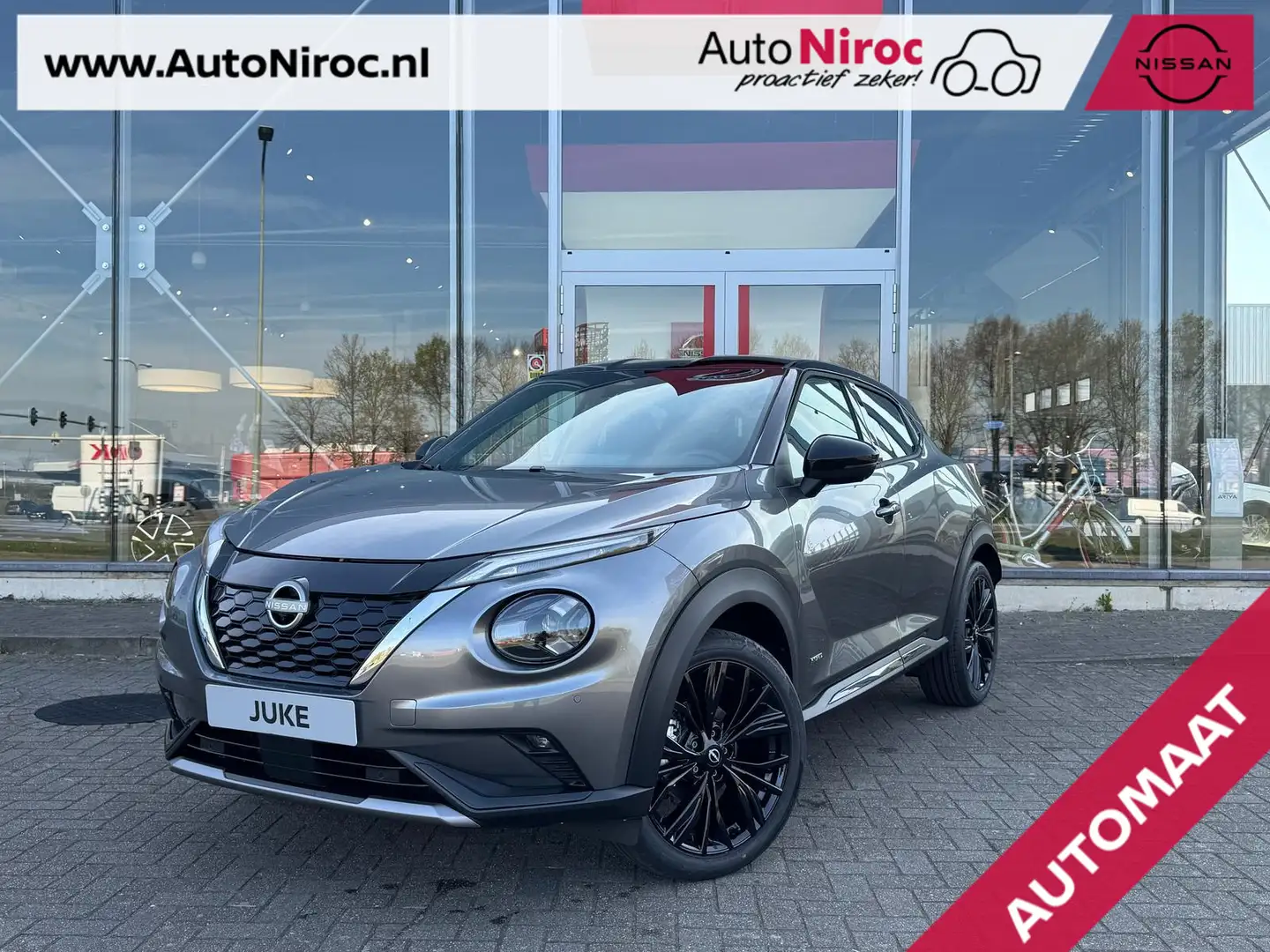Nissan Juke Hybrid 145 N-Sport | TWO-TONE | COLD PACK LIGHT | Grijs - 1