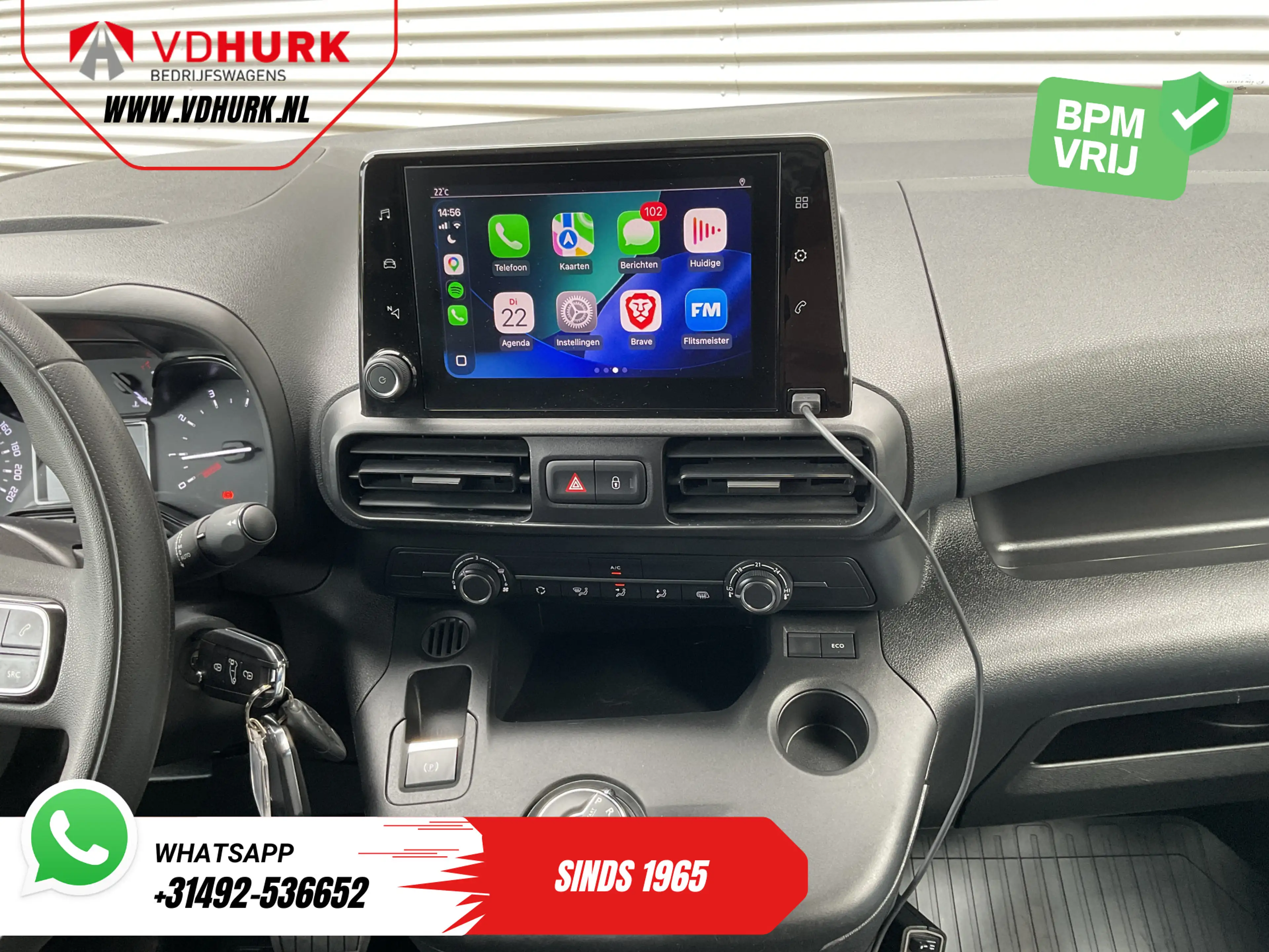Toyota Proace City 1.5 130 pk Aut. Carplay/ 3Pers./ Standkachel/ Airc — photo 13