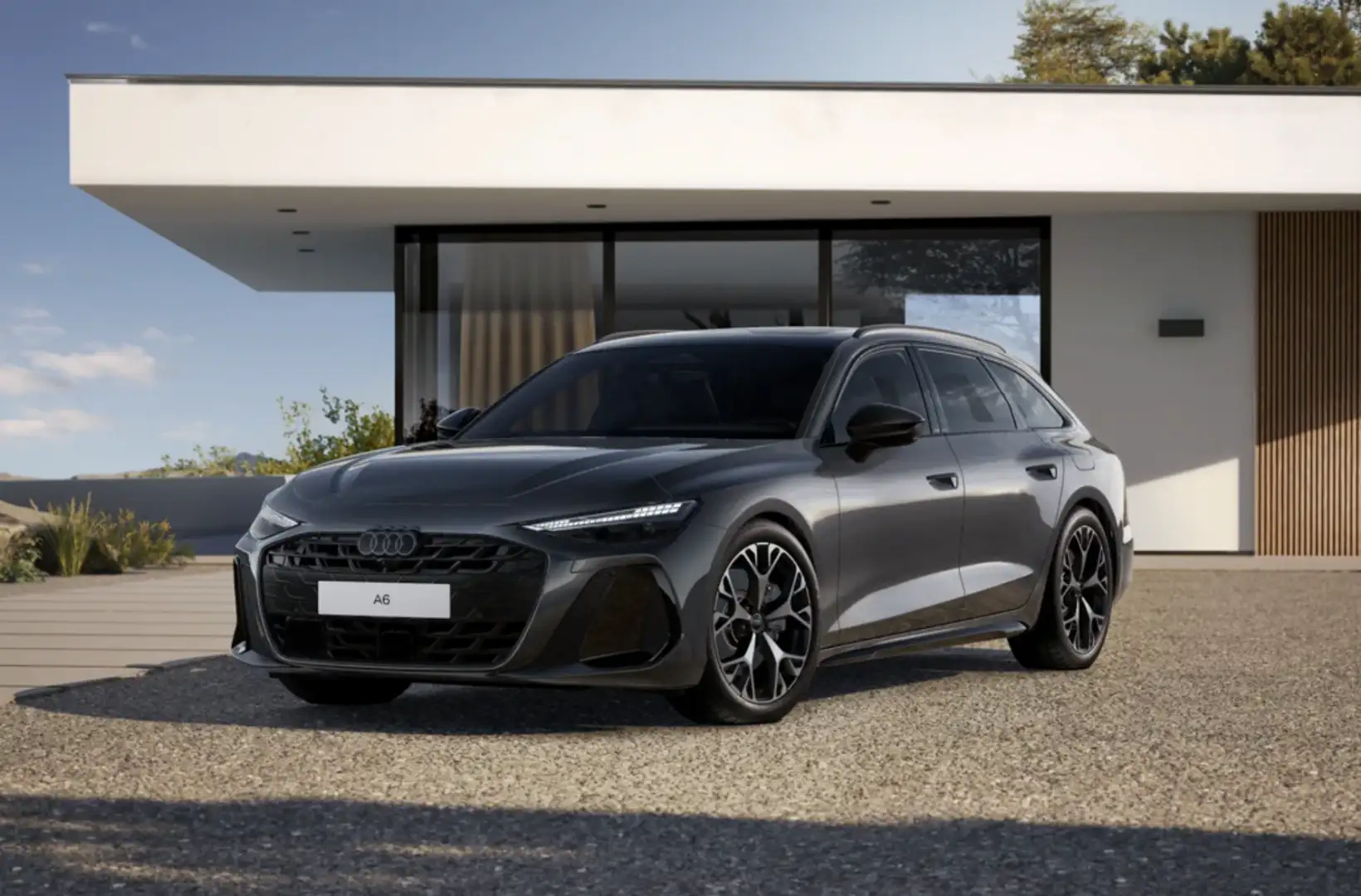 Audi A6 Avant e-hybrid quattro Black line S tronic 220kW Gris - 1