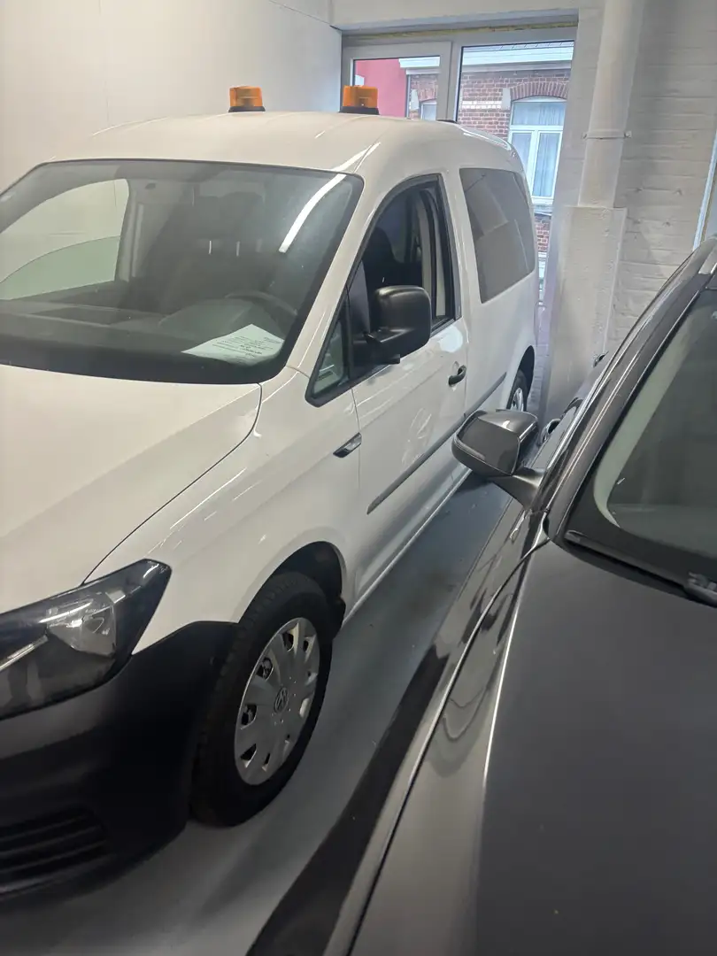 Volkswagen Caddy 1.4 TGI CNG (EU6) Blanc - 2