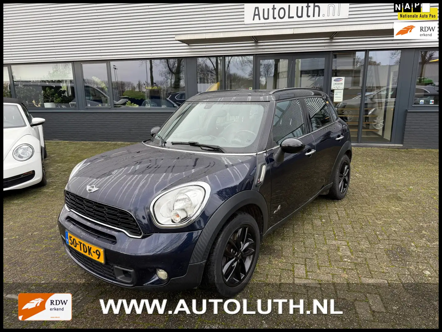 MINI Cooper S Countryman Mini 1.6 ALL4 / Pano /leder, Bleu - 1