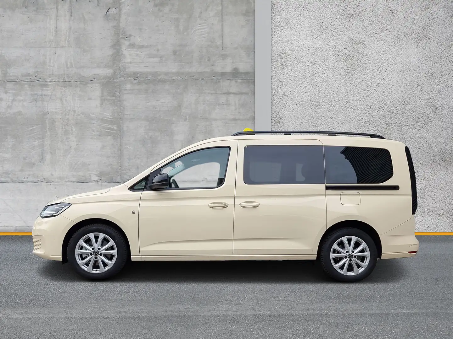 Volkswagen Caddy Maxi 2.0 TDI Taxi 7-Sitzer LED NAVI Beige - 2