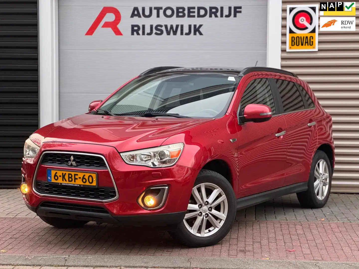 Mitsubishi ASX 1.6 Cleartec Intense Pano/Bluetooth/Trekhaak Rood - 1