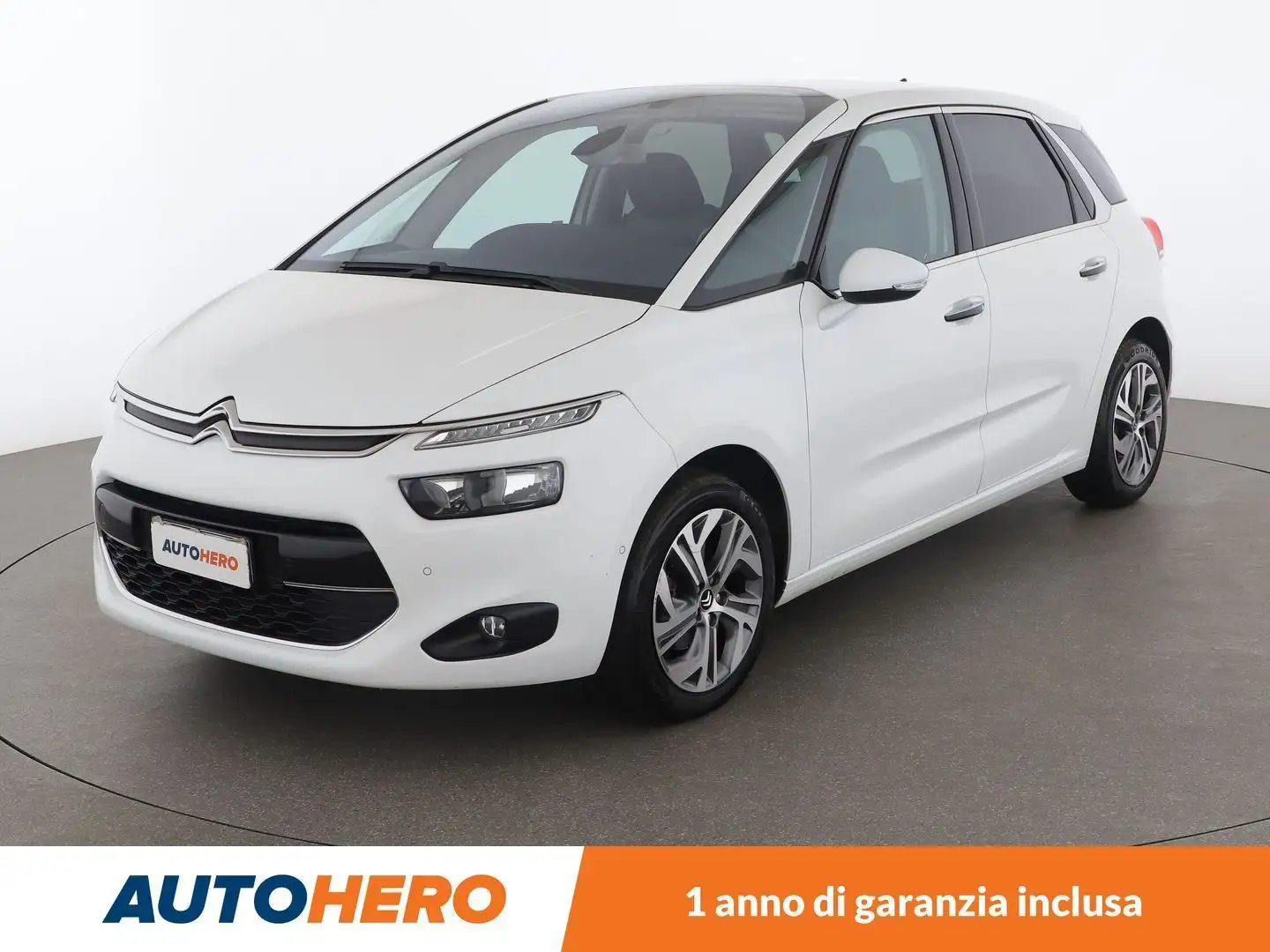 Citroen C4 Picasso 1.6 Blue-HDi Intensive 120 CV Blanc - 1