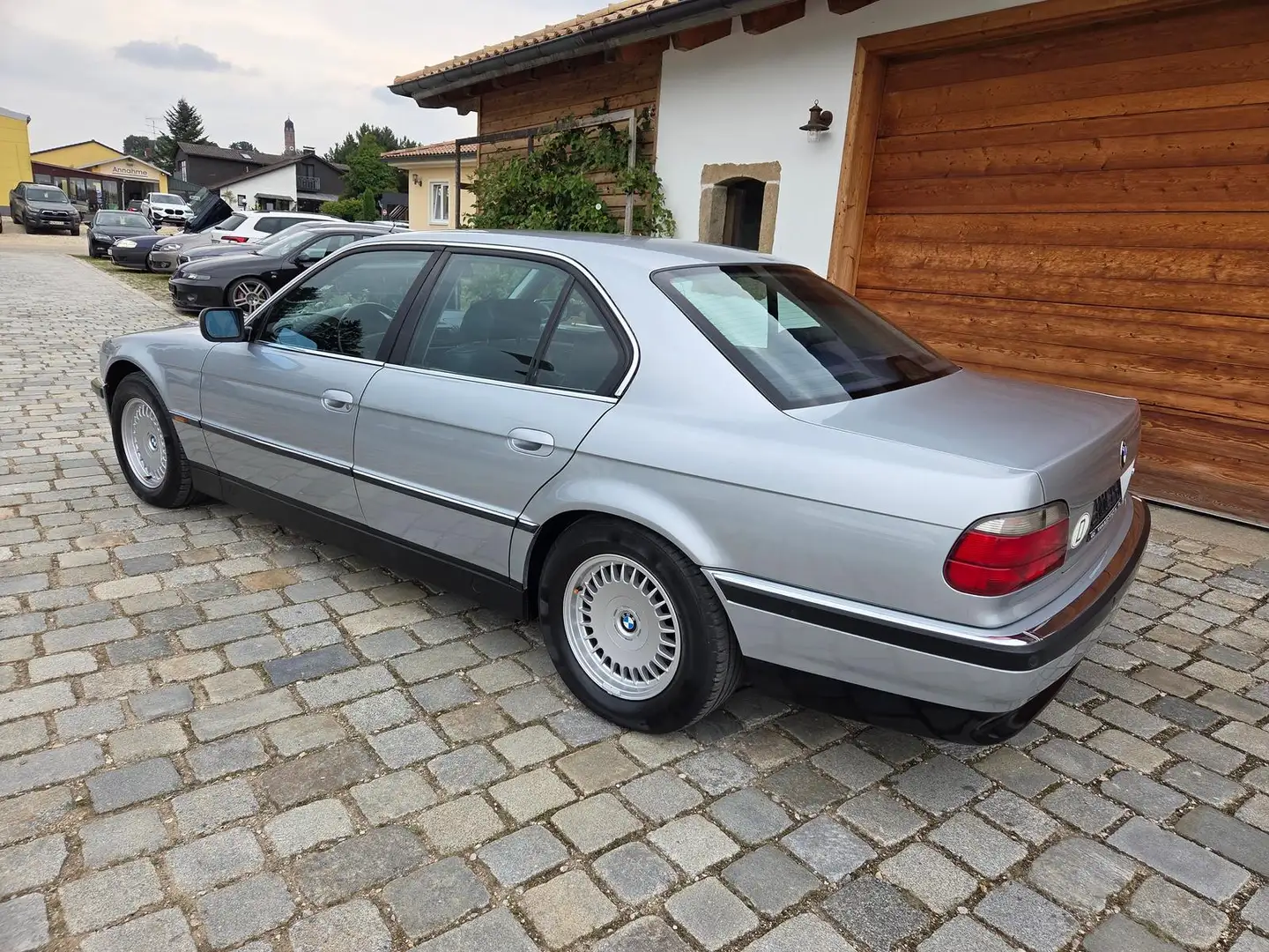 BMW 750 i Xenon H-Kennzeichen Oldtimer Top Zustand Srebrny - 2