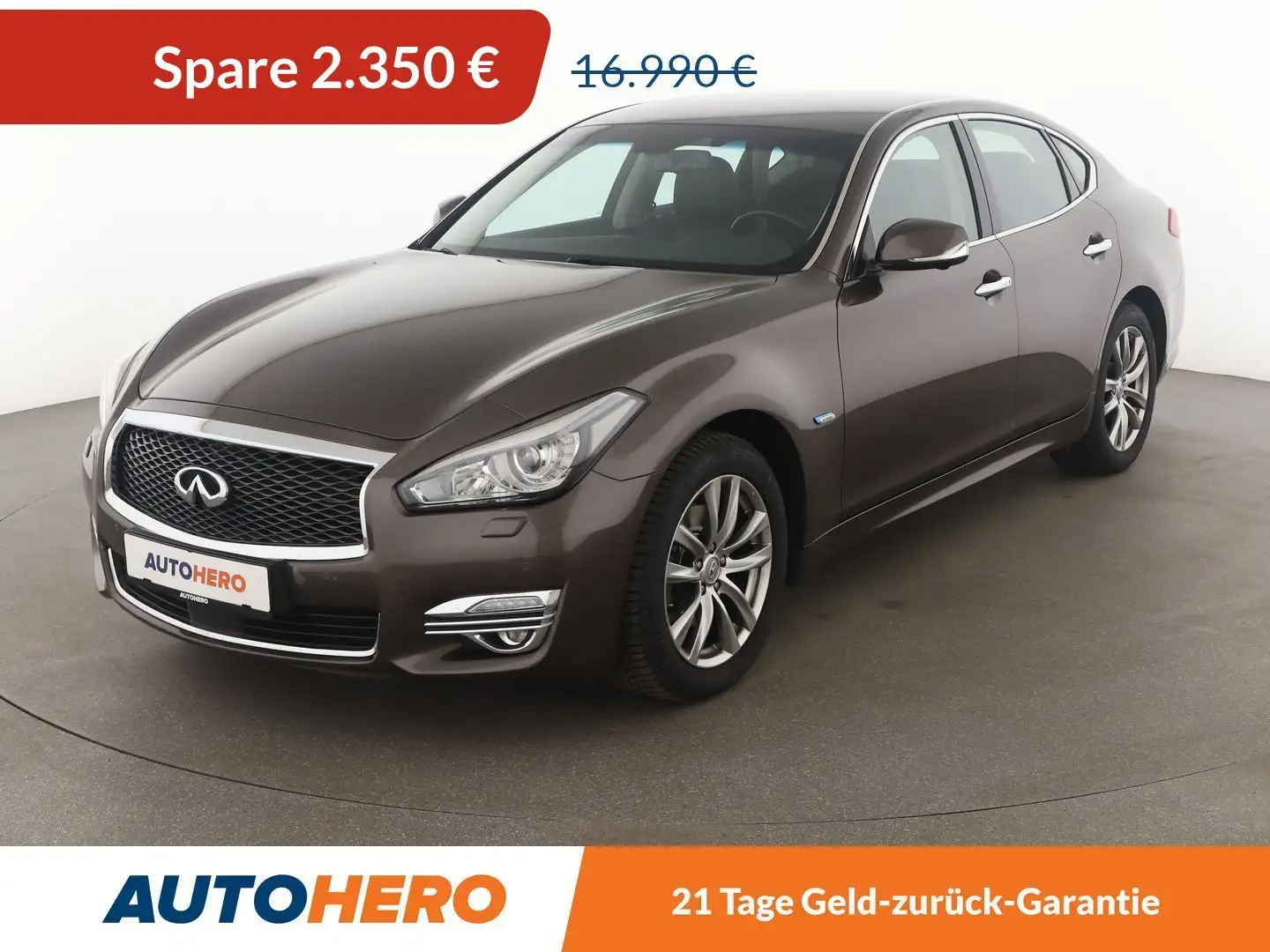 Infiniti Q70 2.2 Diesel Premium Tech Aut.*NAVI*ACC*360°*PDC*SHZ Brun - 1