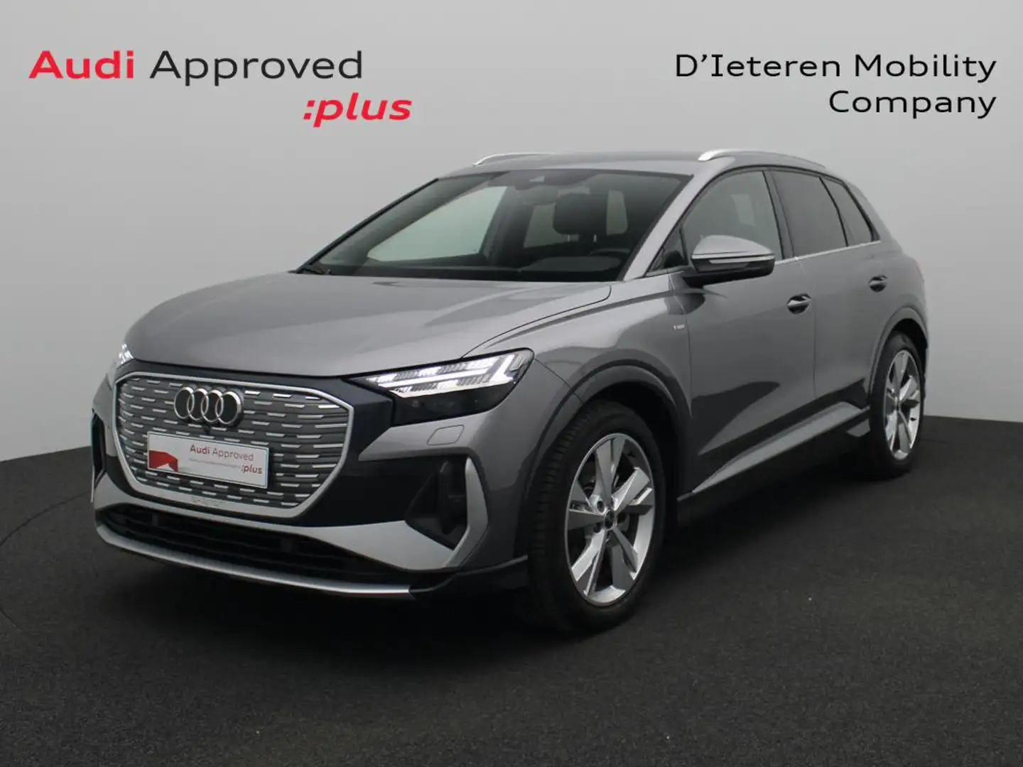 Audi Q4 e-tron S-Line 40 e-tron 204 PK / Leder / Camera / ACC Gris - 1