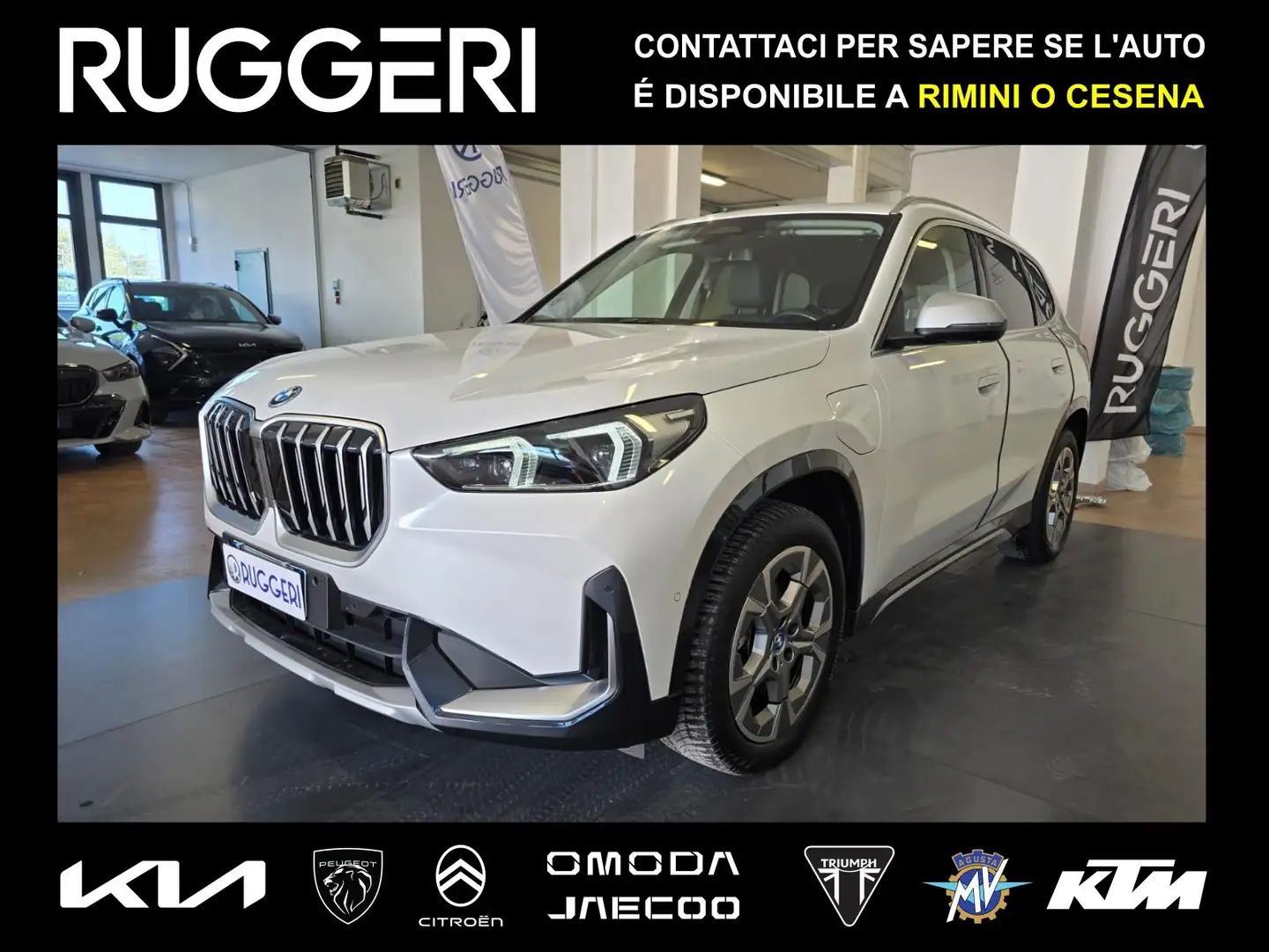 BMW X1 X1 xDrive 30e xLine Blanc - 1