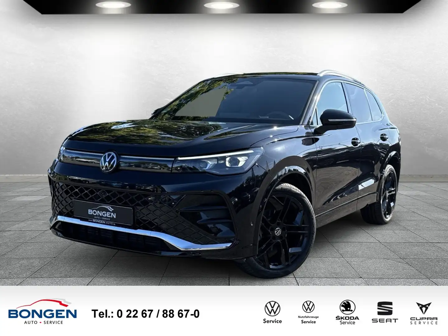 Volkswagen Tiguan 1.5 eTSI R-Line DSG AHK Navi Head up Display Schwarz - 1