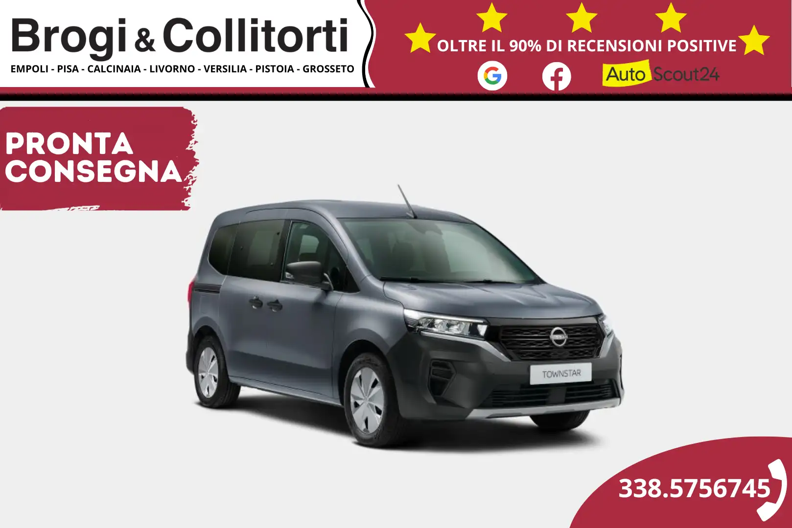 Nissan Townstar 1.3 130 CV Acenta Grigio - 1