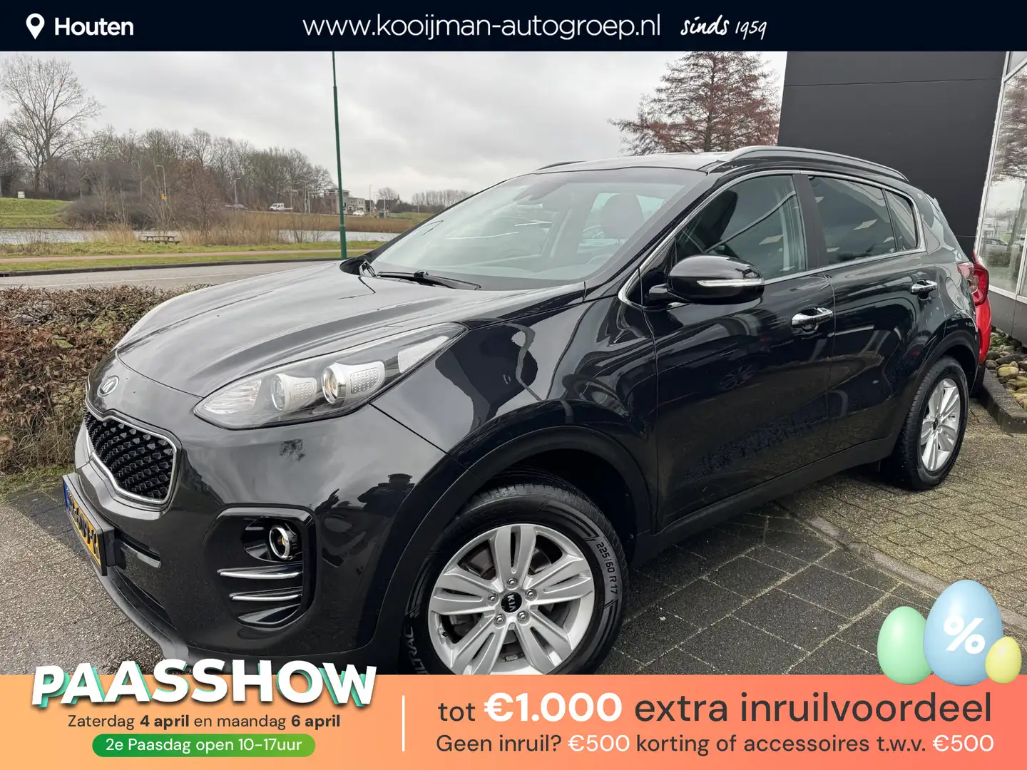 Kia Sportage 1.6 GDI Style Edition Stoelverwarming Voor/Achter, Zwart - 1
