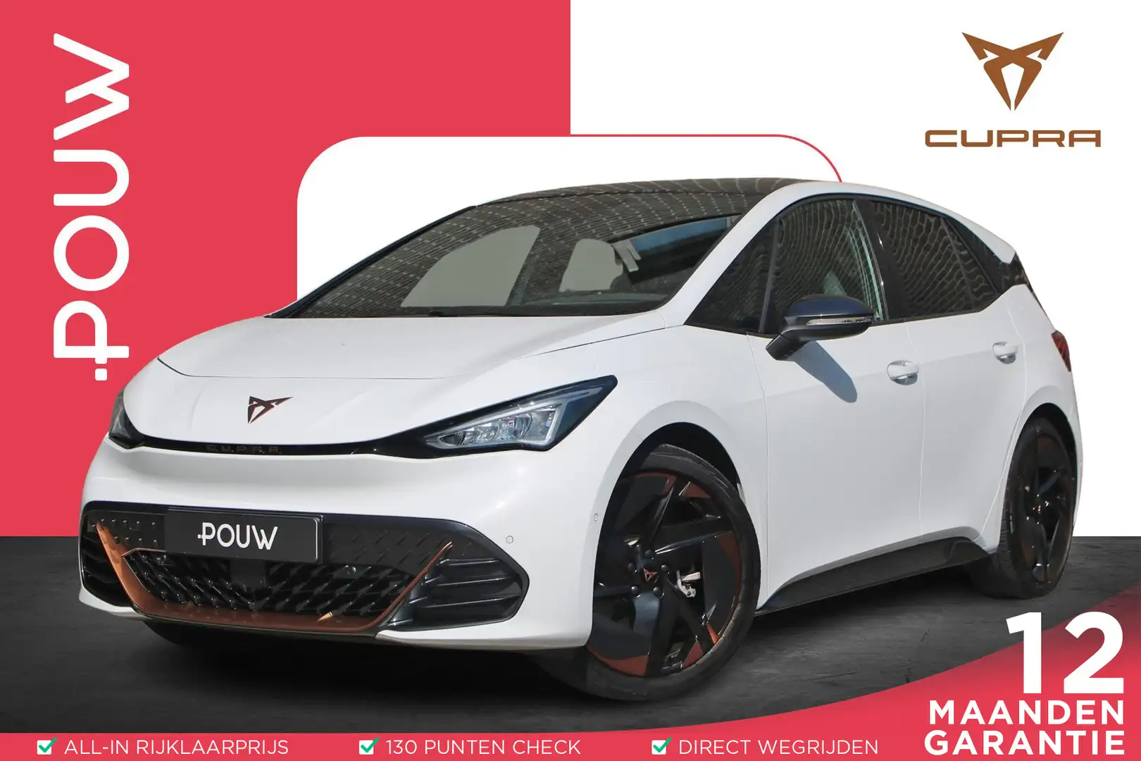 CUPRA Born 204pk Copper Edition 62 kWh | SoH 94% | Panoramada Weiß - 1