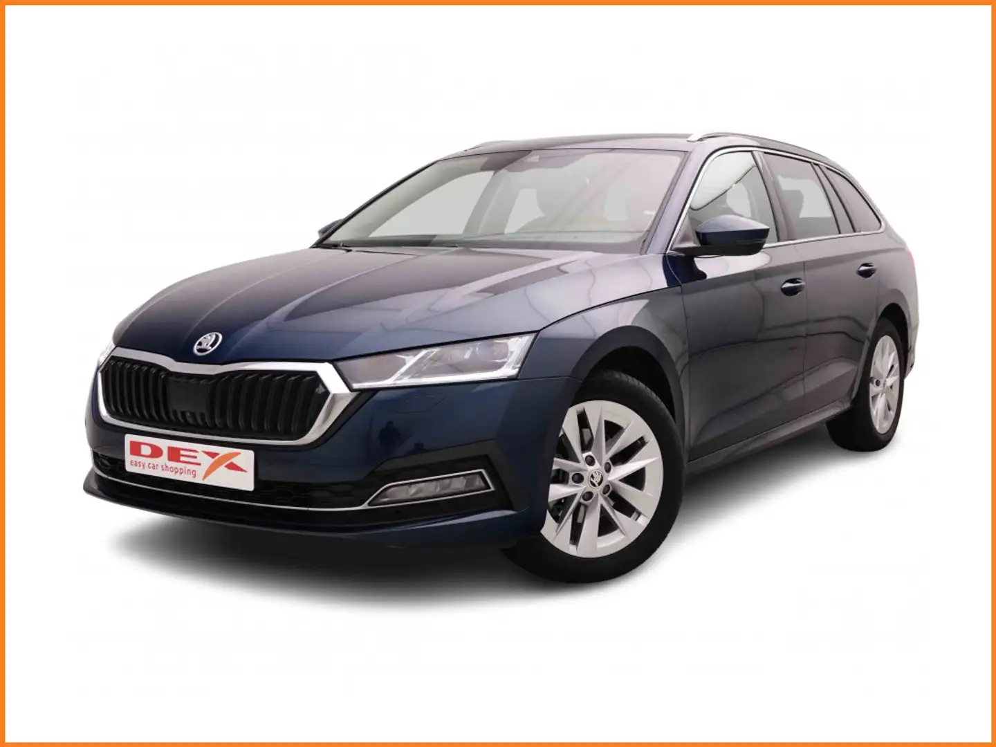Skoda Octavia 1.5TSI 150 Clever+ Keyless + GPS + 360° Cam + 1/2 Leather Seats heated Bleu - 1