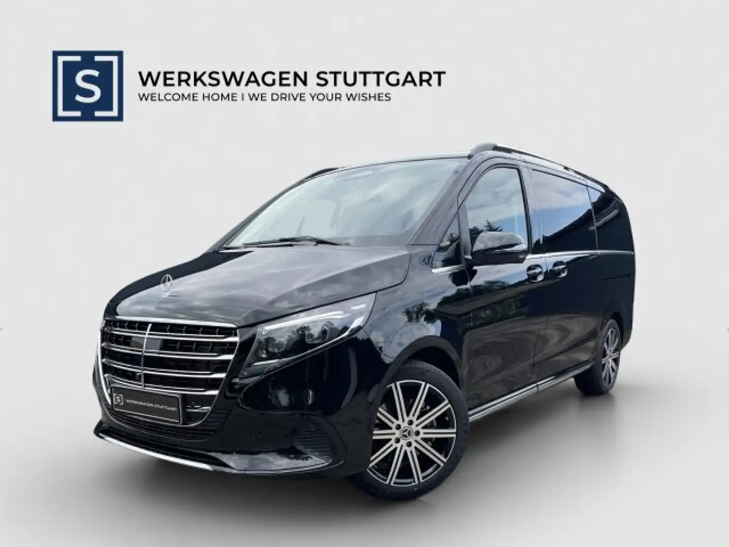 Mercedes-Benz V 300 V 300 d 4MATIC EXCLUSIVE Lang 4m/Basic/Airmatic Noir - 1
