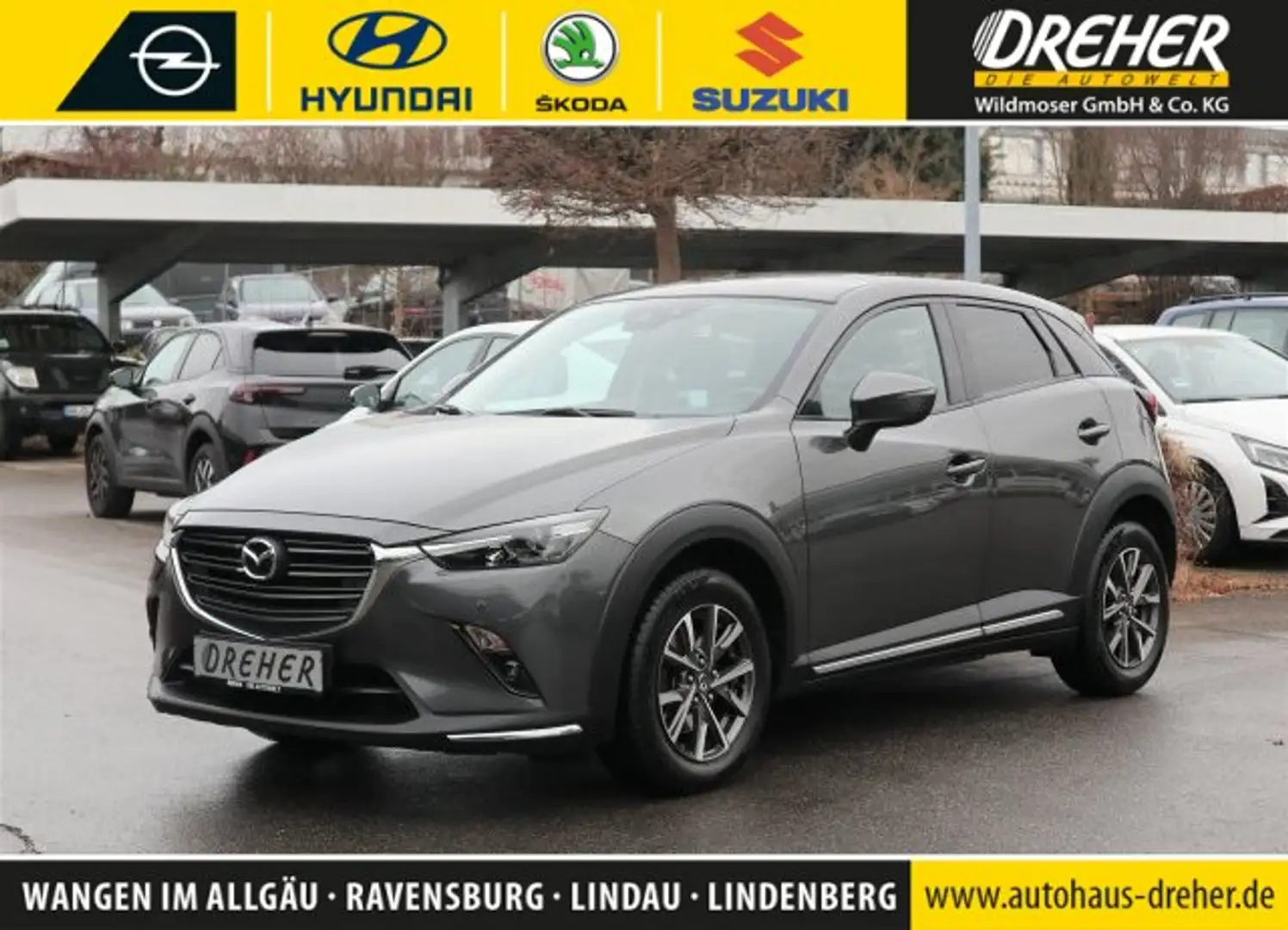 Mazda CX-3 CX-3 2.0 SKYACTIV-G 121 Sports-Line Navi/Klima Šedá - 1