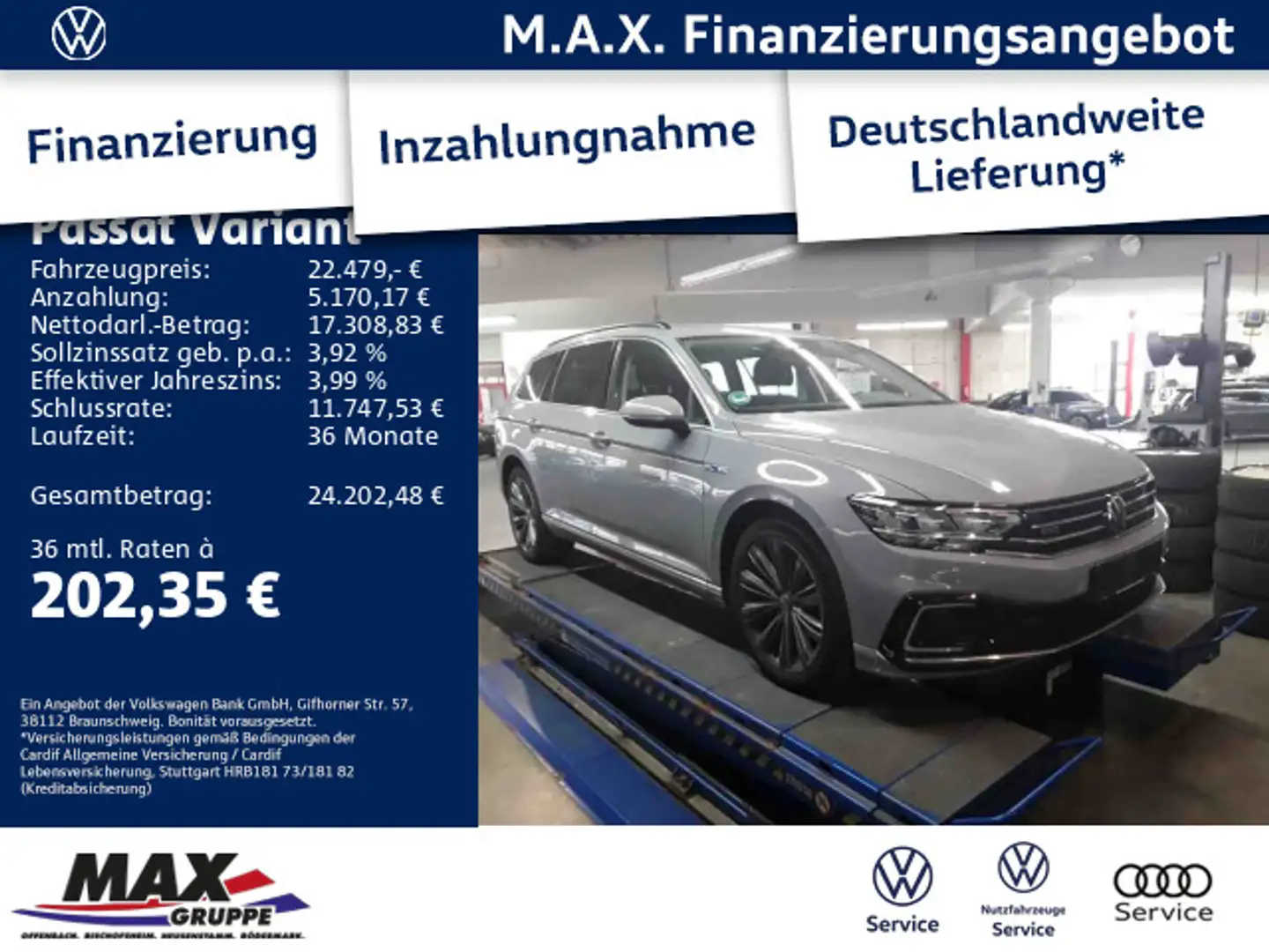 Volkswagen Passat Variant GTE 1.4 TSI DSG KAMERA+ACC+LED+NA Gris - 1