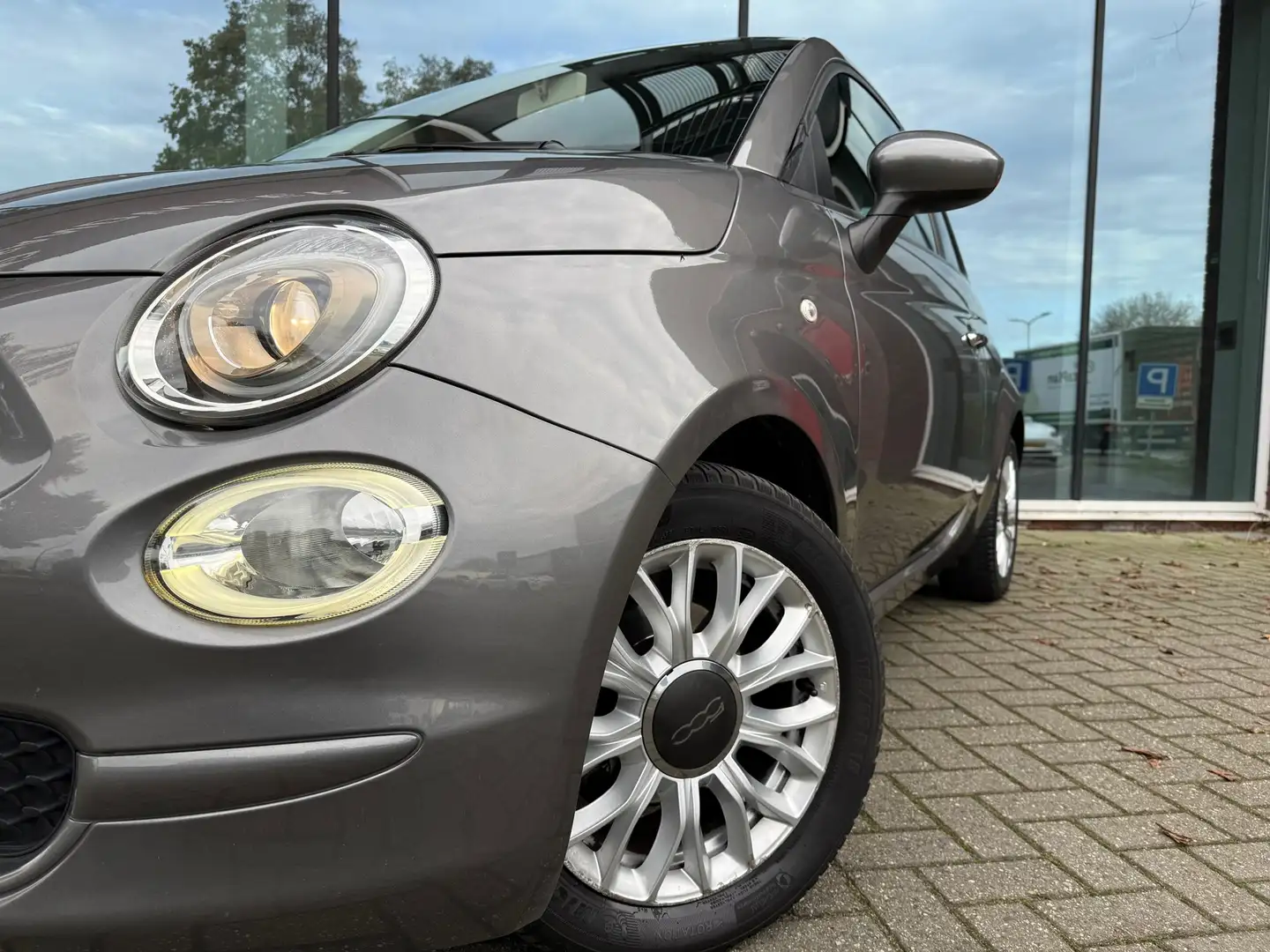 Fiat 500 0.9 TwinAir Turbo Popstar - Automaat - Airco - Par Gris - 2