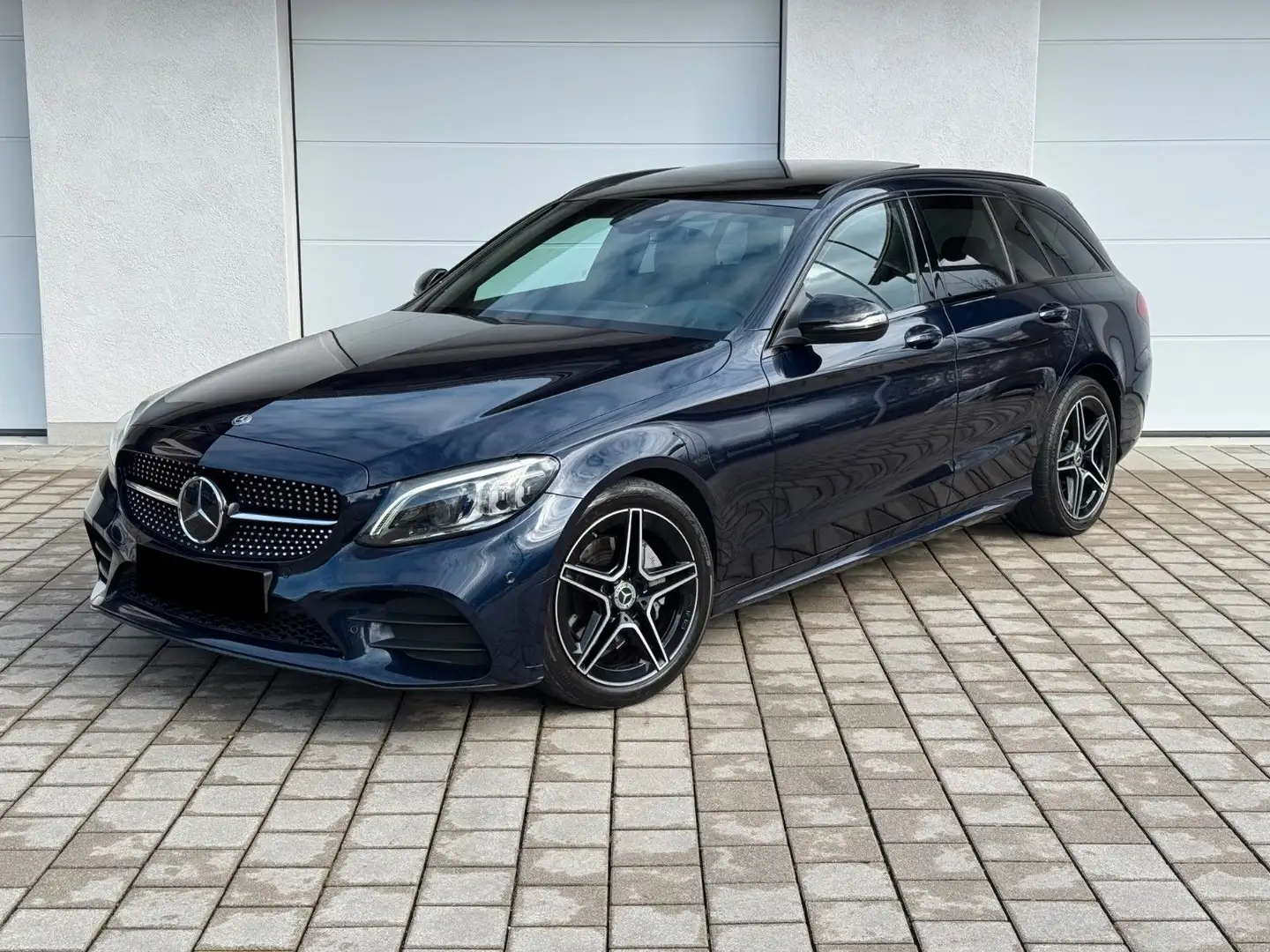 Mercedes-Benz C 220 d T/3xAMG-Line/LED/Pano/Kam/HuD/Widescreen Bleu - 2