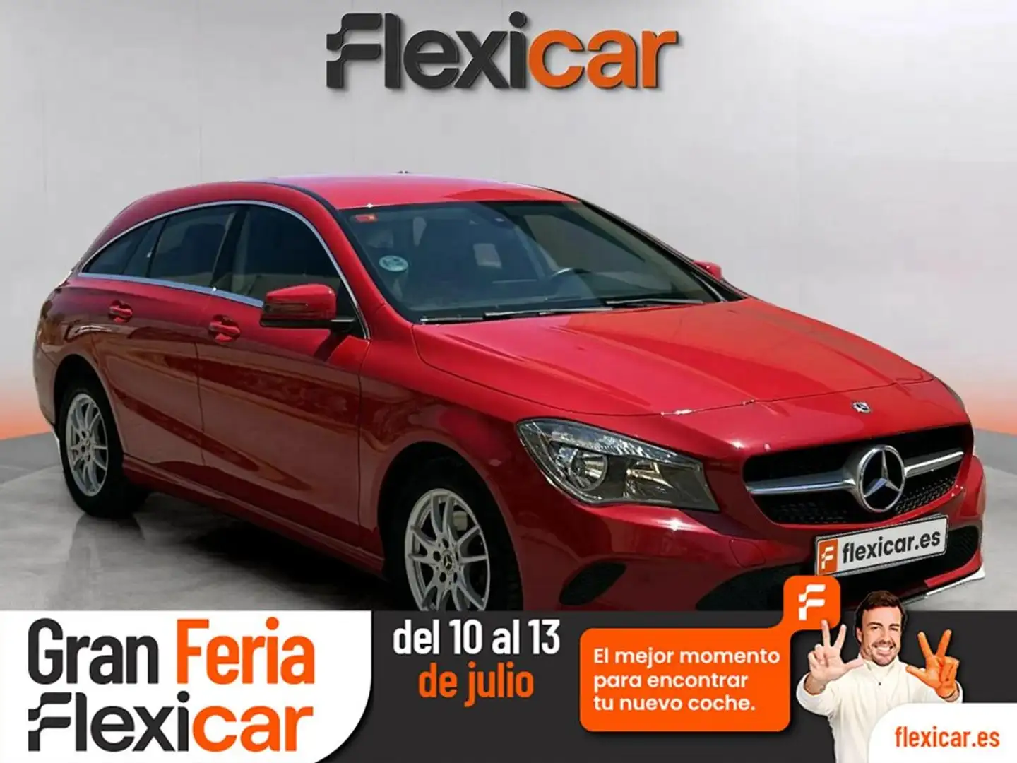 Mercedes-Benz CLA 180 - 5P (2018) Rojo - 1