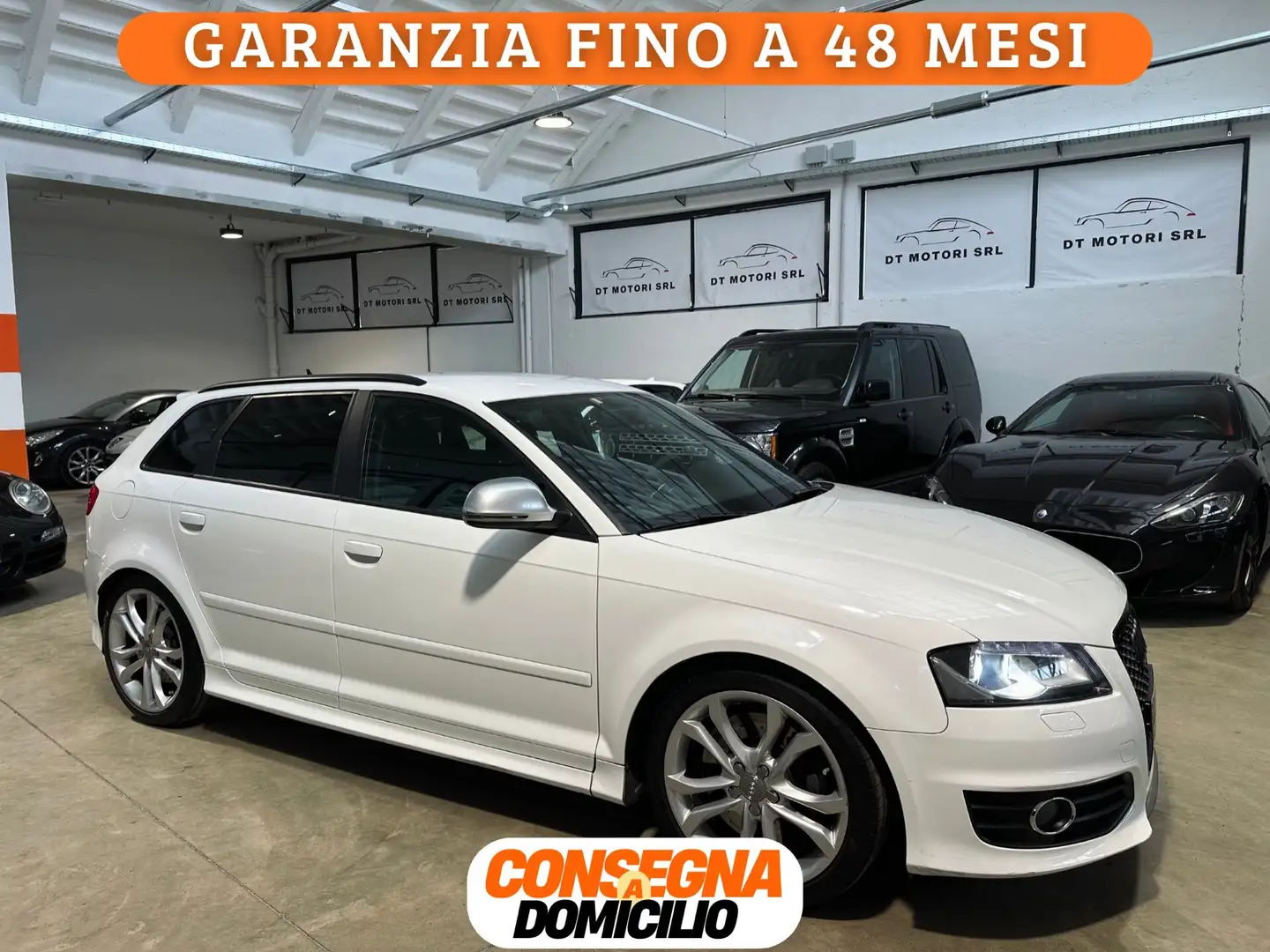 Audi S3 Sportback 2.0 TFSI QUATTRO-ALCANTARA-CAR PLAY Bianco - 1