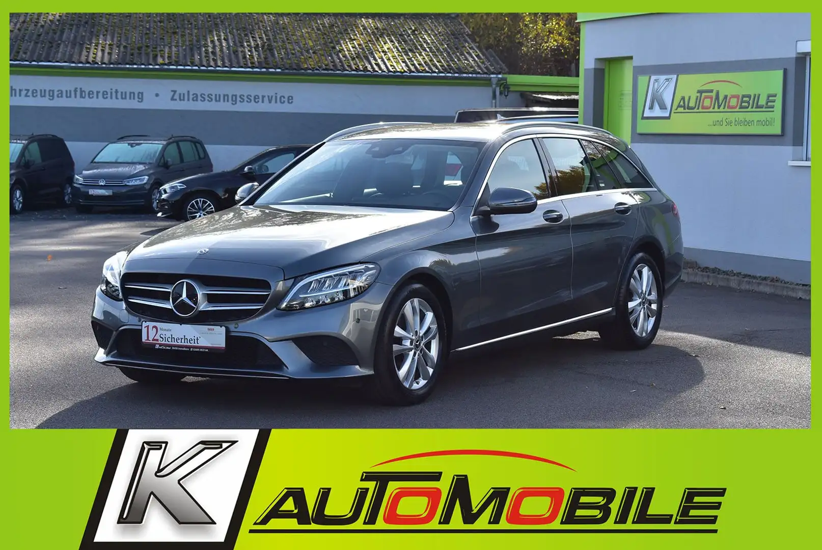 Mercedes-Benz C 220 d T Avantgarde LED+Kamera+Leder+Navi+AHK Grau - 1