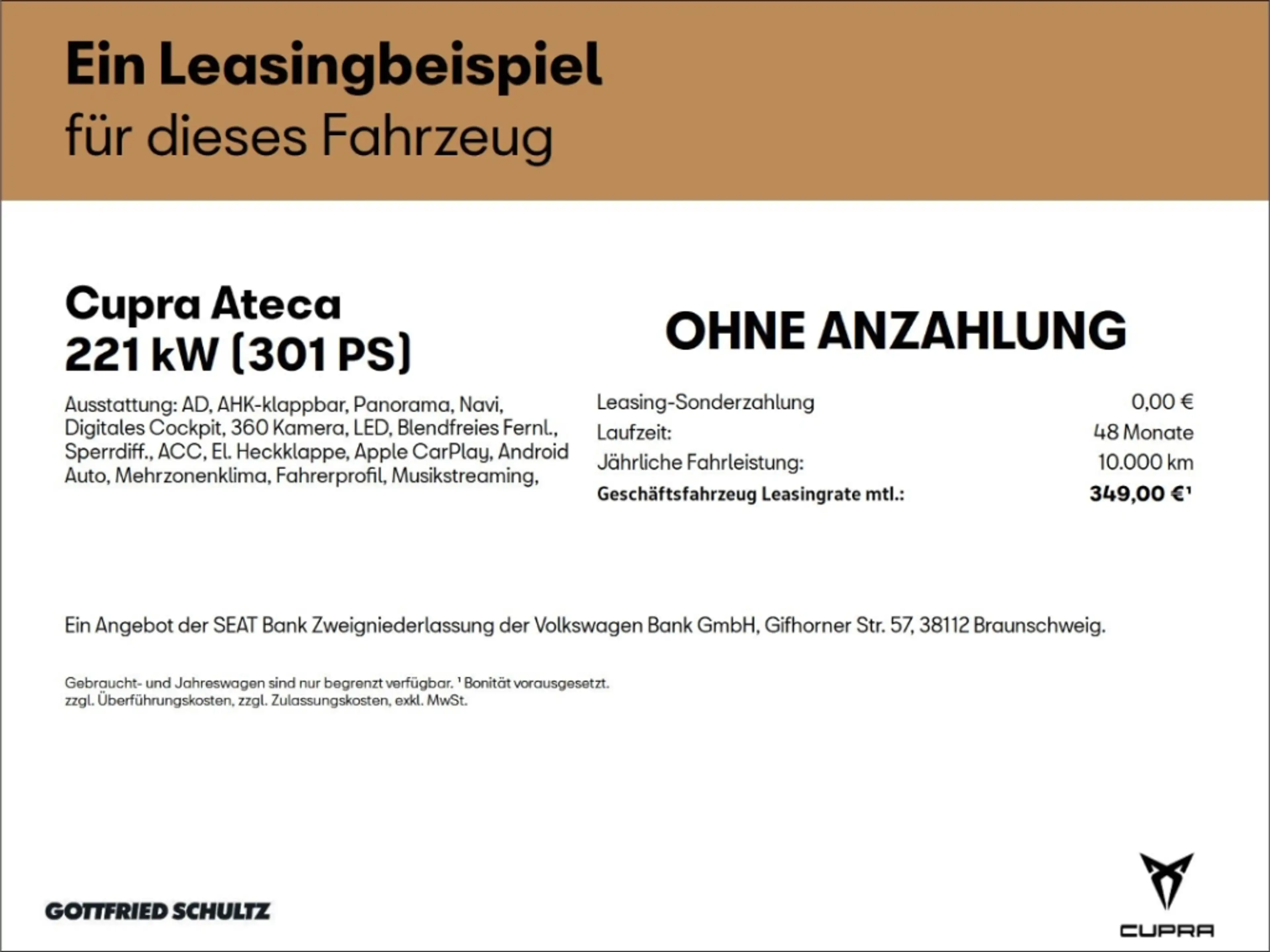 CUPRA Ateca VZ 2.0 TSI DSG 4Drive PANO AHK KAMERA KESSY — photo 2