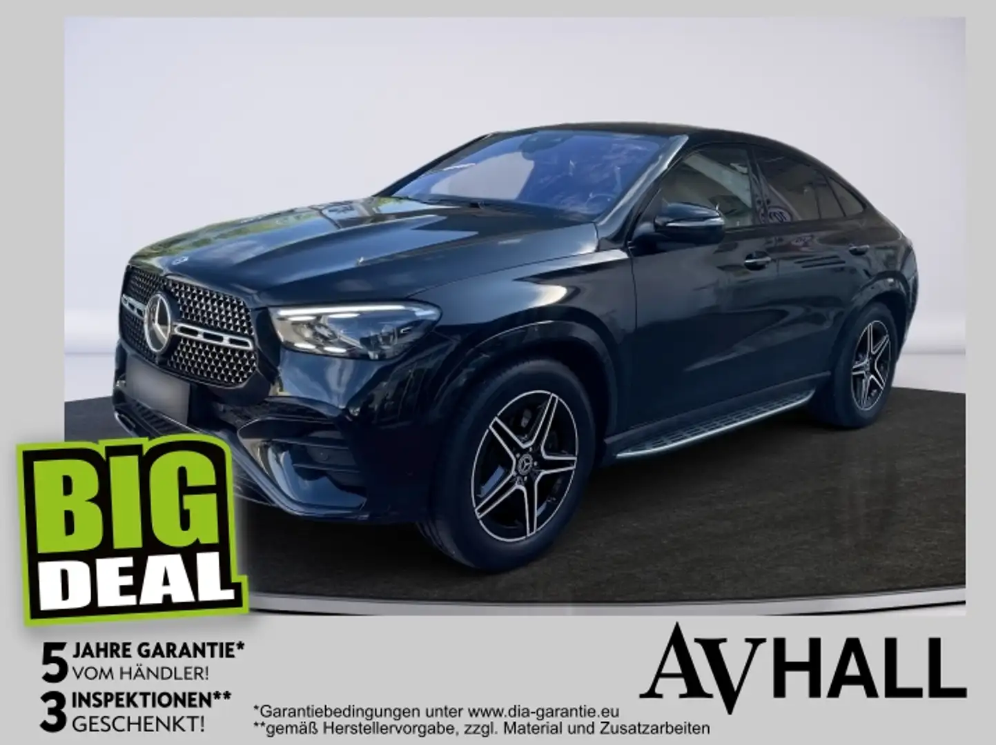 Mercedes-Benz GLE 350 de Coupé 4MATIC Matrix*Airmatic*ACC*AHK Nero - 1